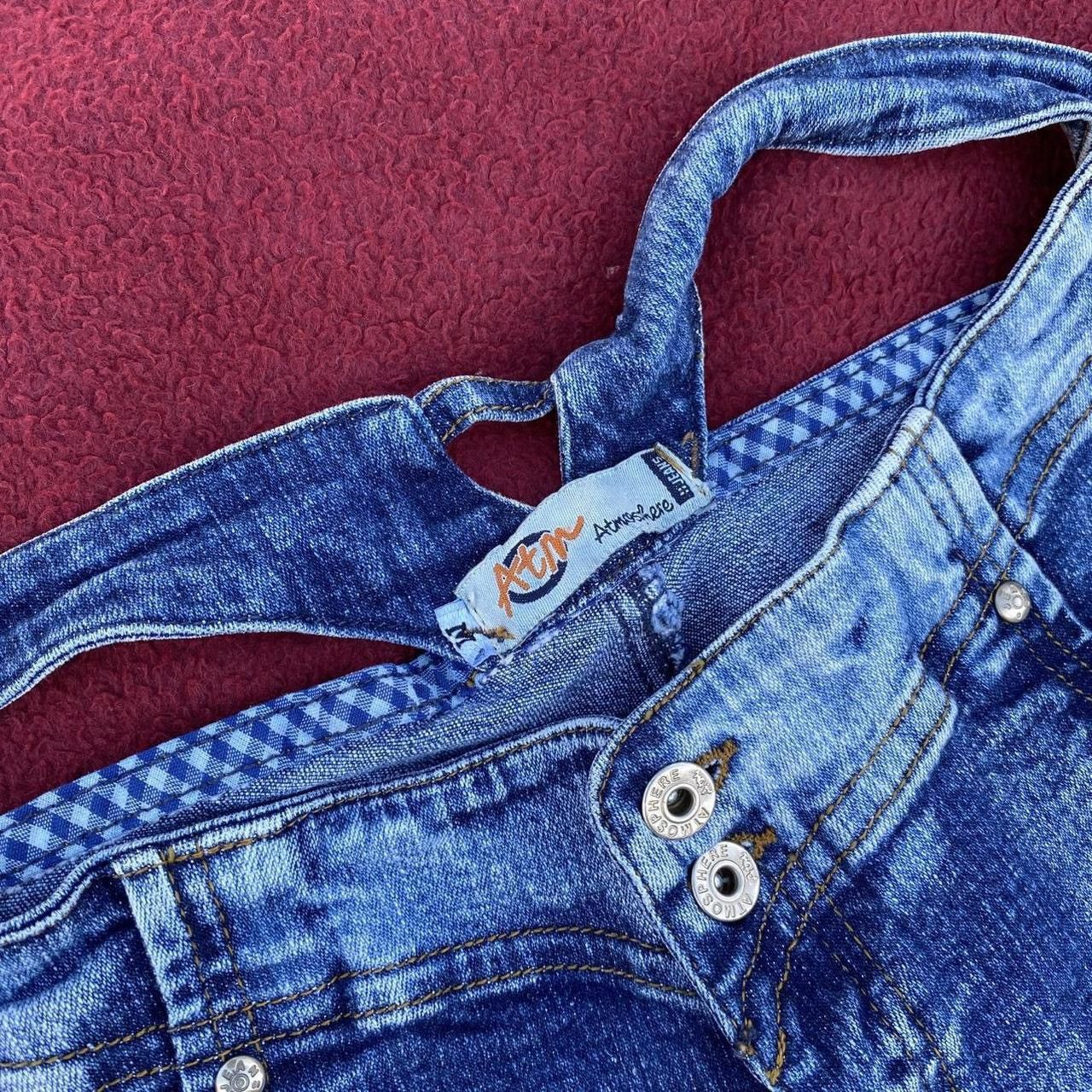 Other Vintage y2k Atmosphere Jeans light medium wash denim cut out Size 28" / US 6 / IT 42 - 2 Thumbnail