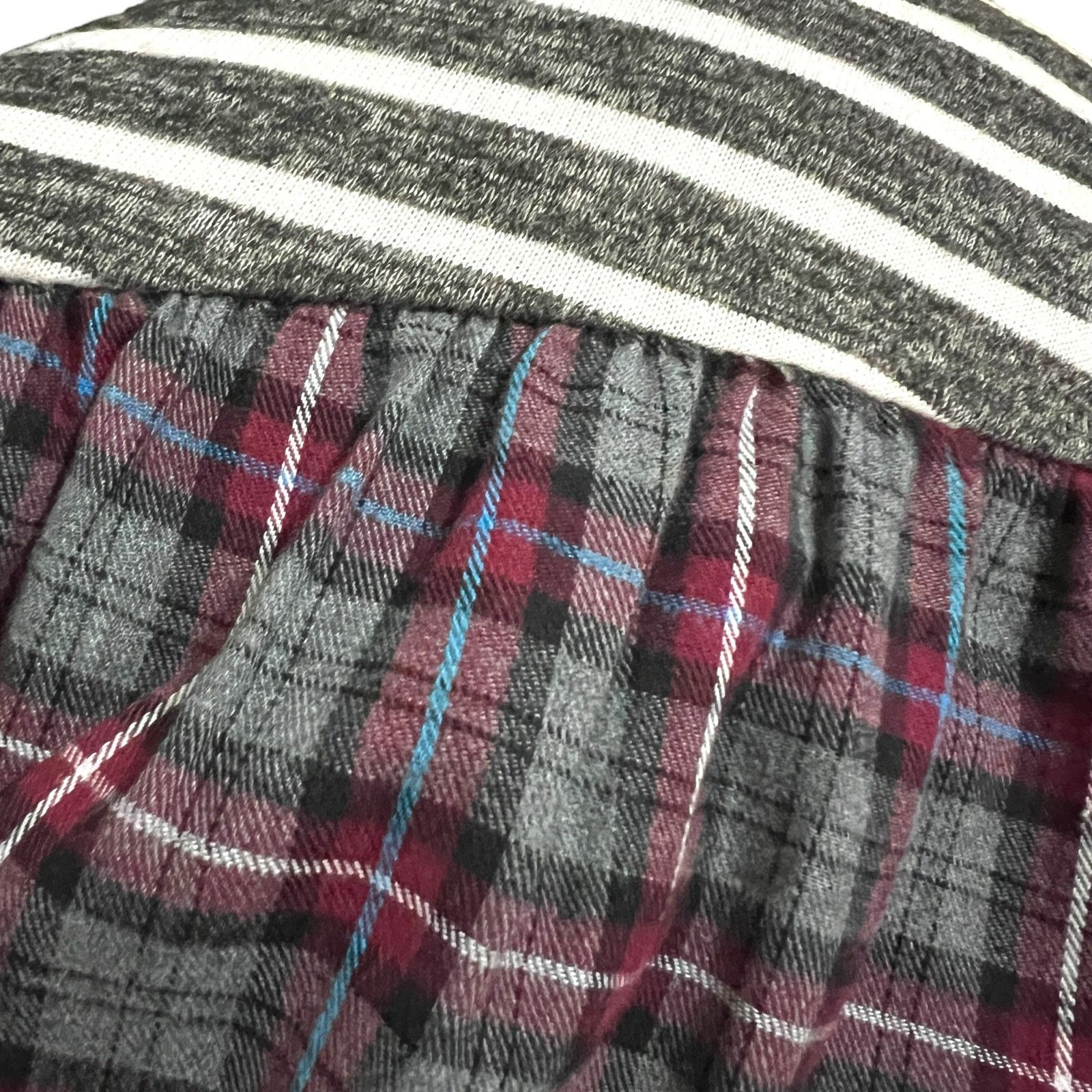 Other Striped Plaid Pocket Elbow Patch Pocketed Swing Dress Size M / US 6-8 / IT 42-44 - 12 Thumbnail