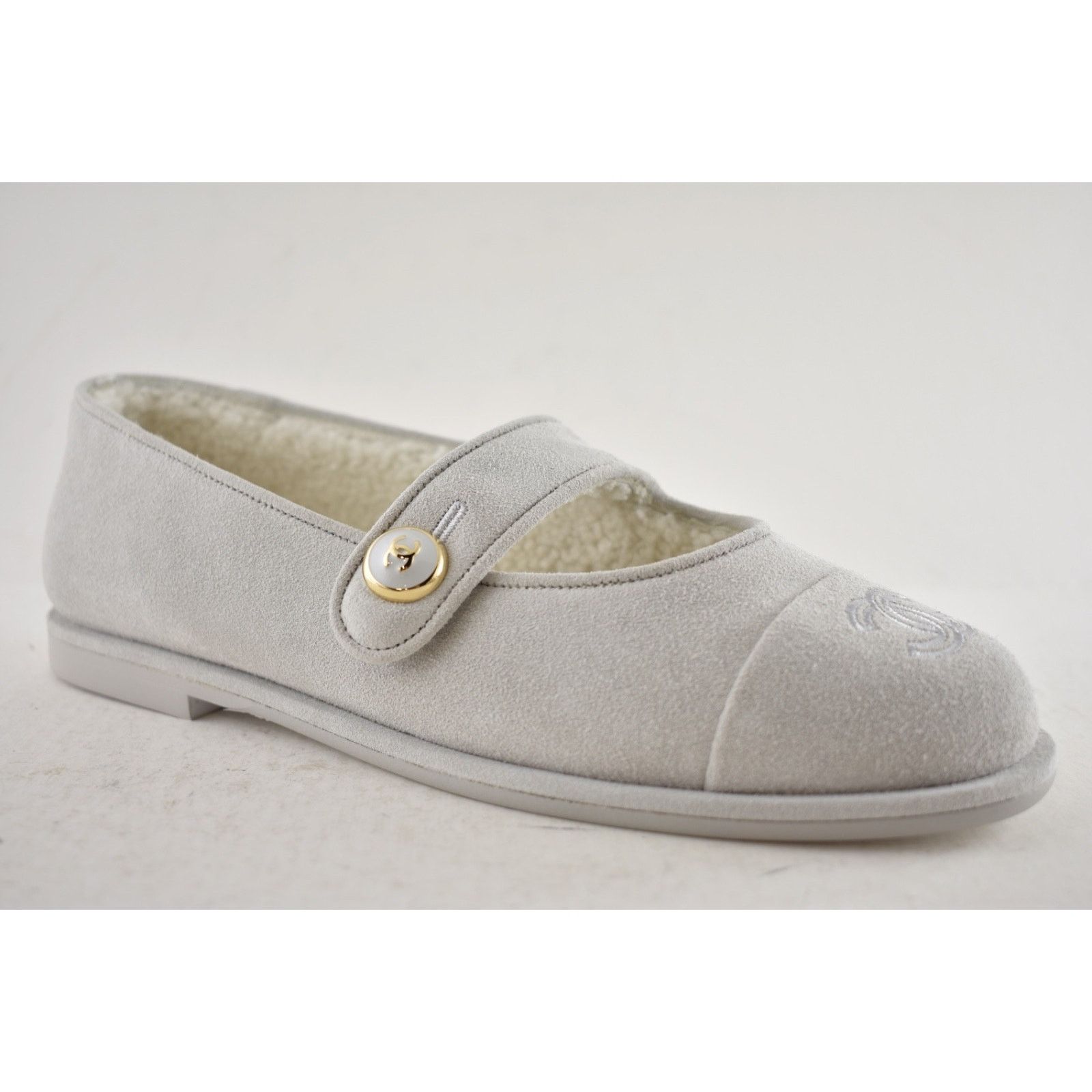 Chanel Chanel Shearling Mary Jane Moccasin Ballet Loafer Flat 38 Size US 8 / IT 38 - 6 Thumbnail