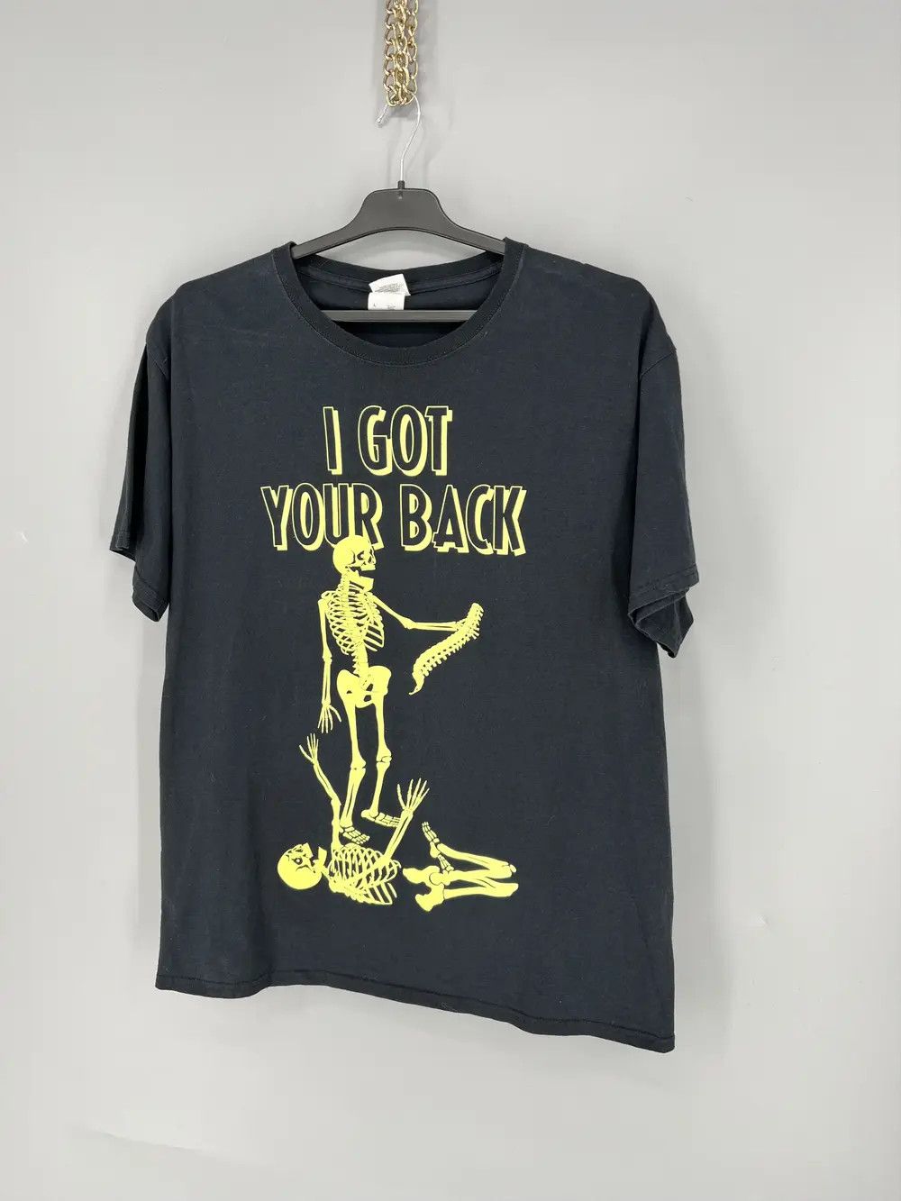Other I GOT YOUR BACK Glow In The Dark Men's T Shirt Skeletons Size US L / EU 52-54 / 3 - 3 Thumbnail