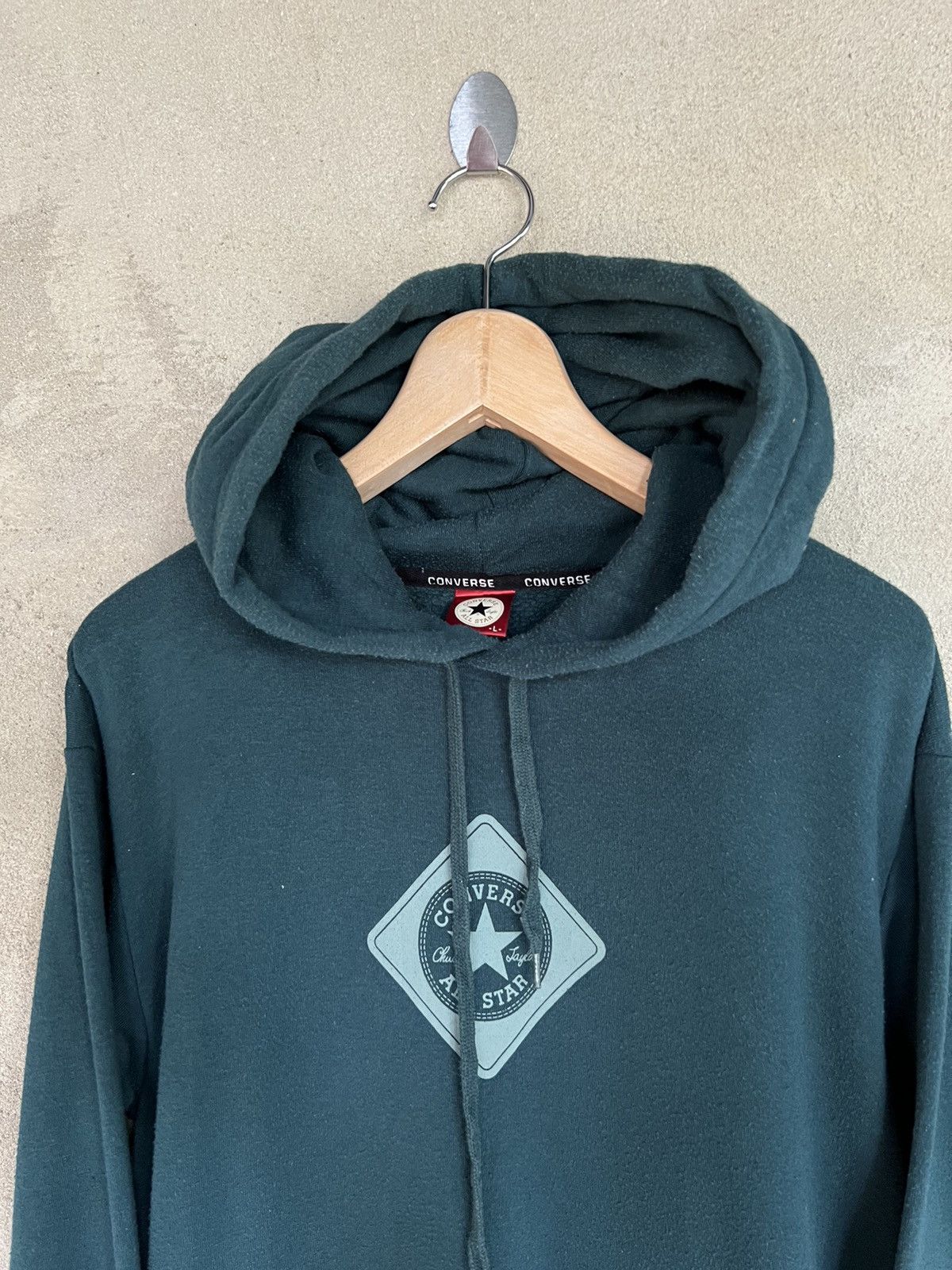 Converse Vintage Converse All Star Logo Hoodies Size US L / EU 52-54 / 3 - 3 Thumbnail
