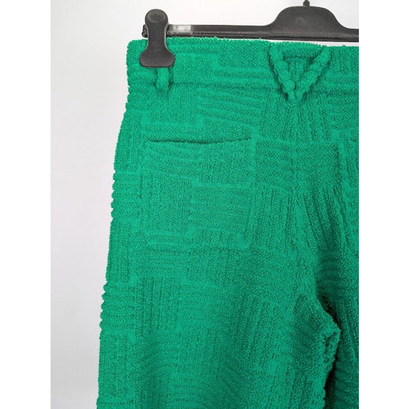 Bottega Veneta o1rshd1 MW Jacquard Towelling Knit Shorts in Parakeet Size US 32 / EU 48 - 11 Thumbnail
