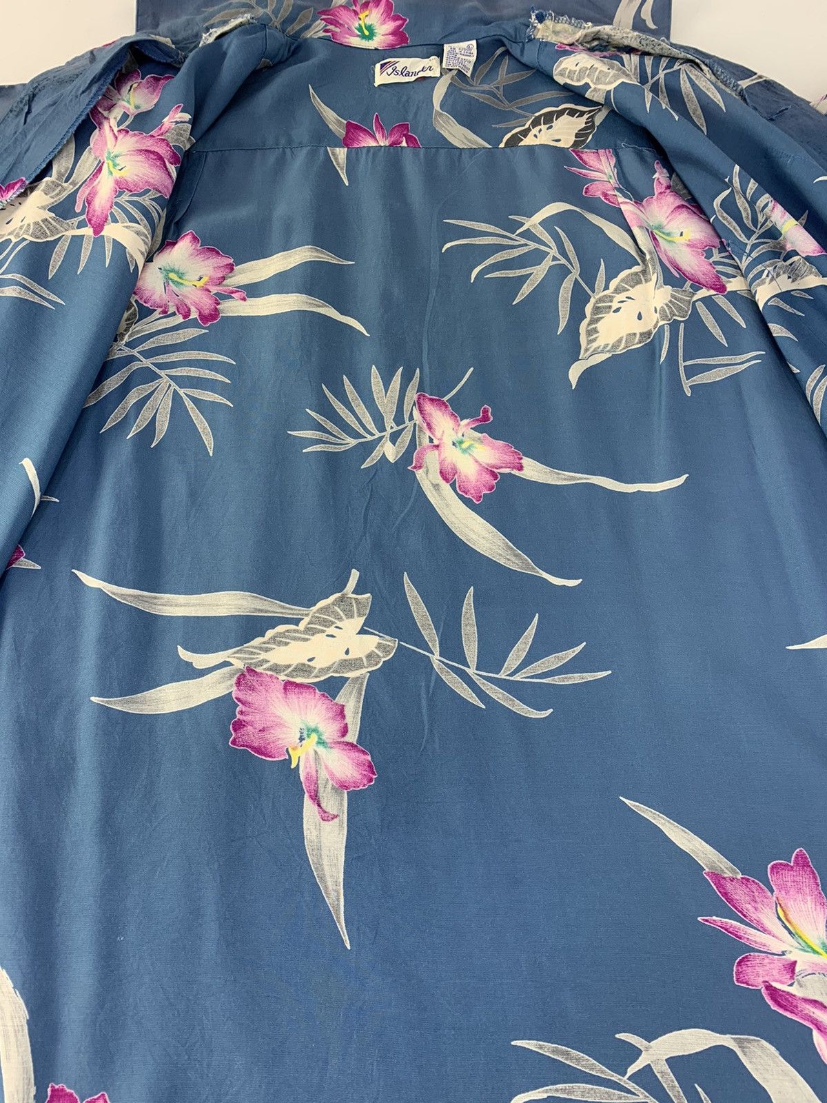 Vintage Islander 100% Rayon Floral Design Button Up Hawaiian Style Size US XL / EU 56 / 4 - 7 Thumbnail