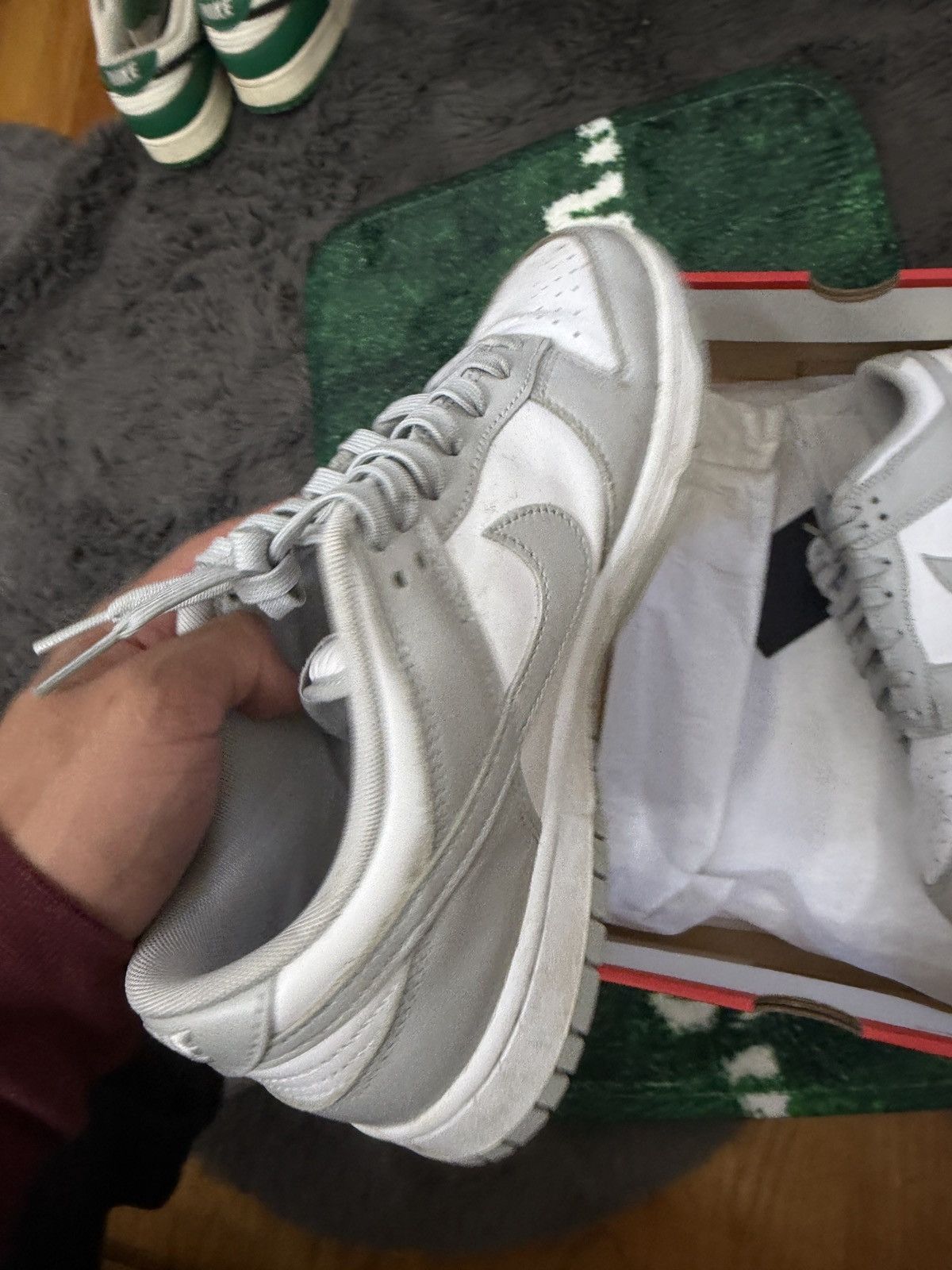Nike Nike dunk low grey size 10 Size US 10 / EU 43 - 4 Thumbnail