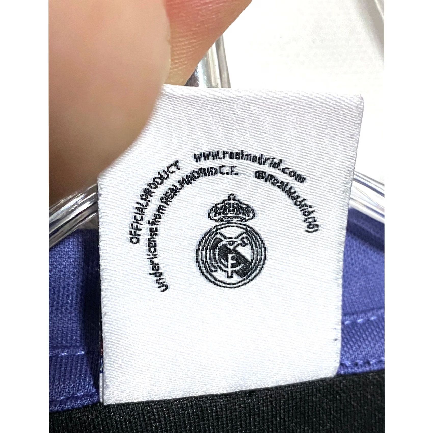 Vintage Real Madrid Shirt Men L Black Purple Athletic Sporty Screen Print Size US L / EU 52-54 / 3 - 6 Thumbnail