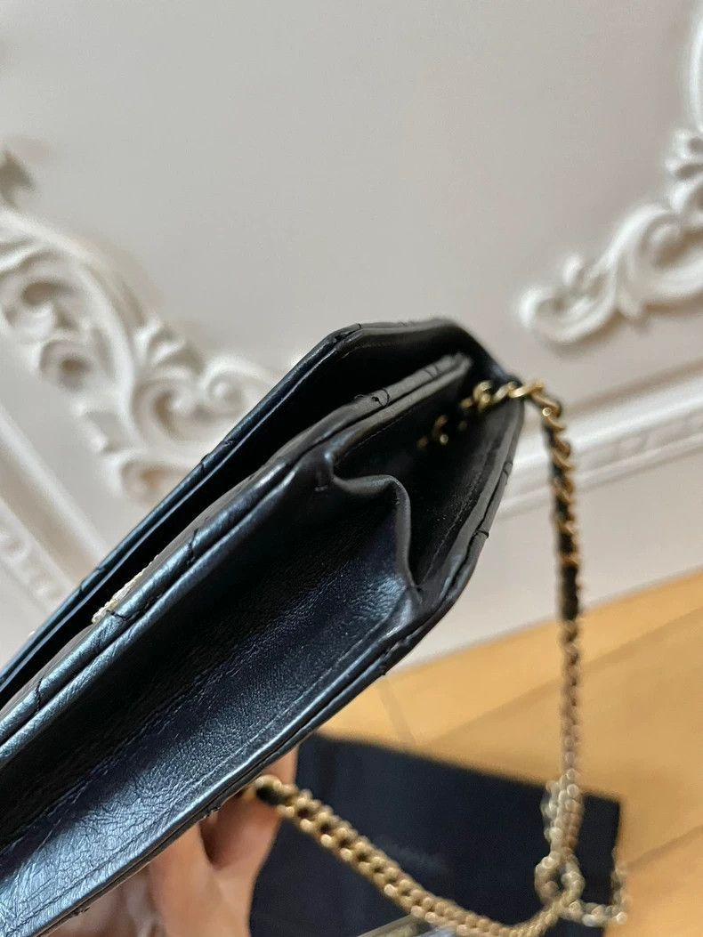 Chanel Chanel Quilted Black Leather Bag -2505 Size ONE SIZE - 8 Thumbnail