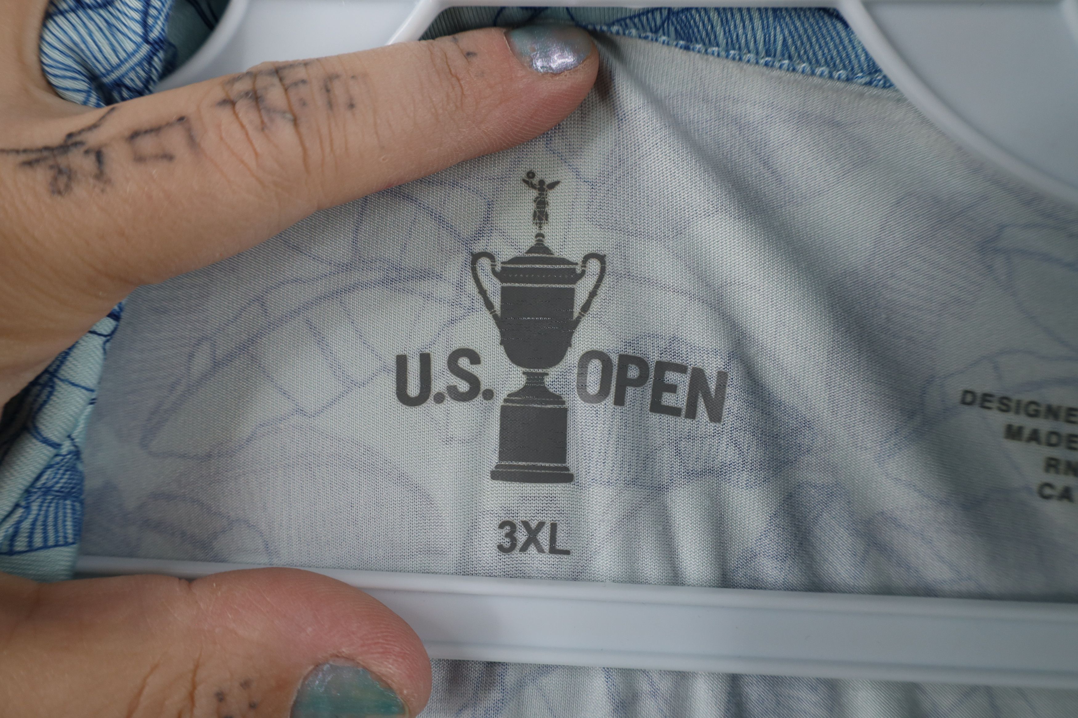 Vintage US Open US Open Torrey Pines Palm Tree Leaves Golf Polo Size US XXL / EU 58 / 5 - 5 Thumbnail