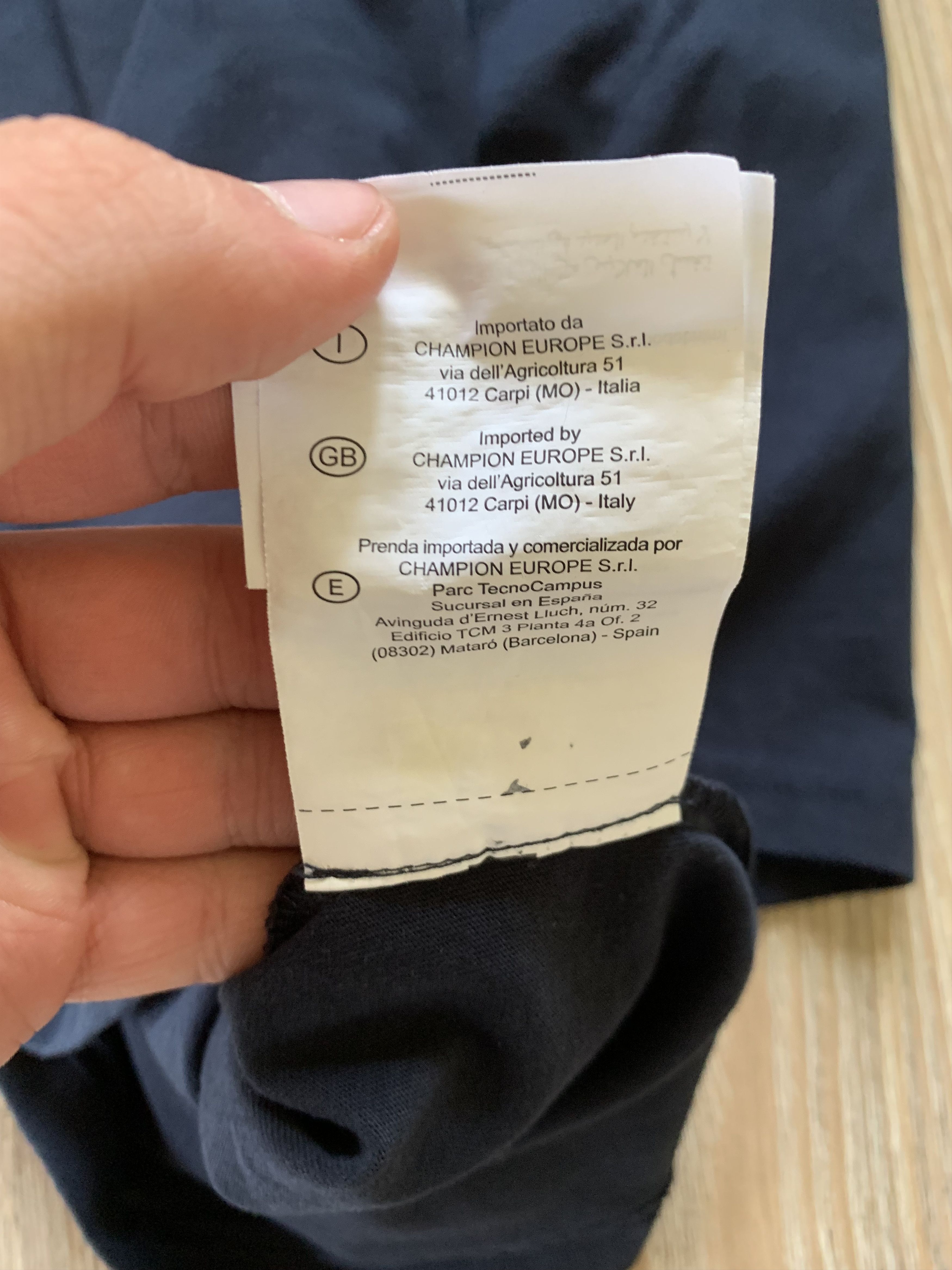 Champion Champion Basic Blue Cotton T-Shirt Size US S / EU 44-46 / 1 - 10 Thumbnail