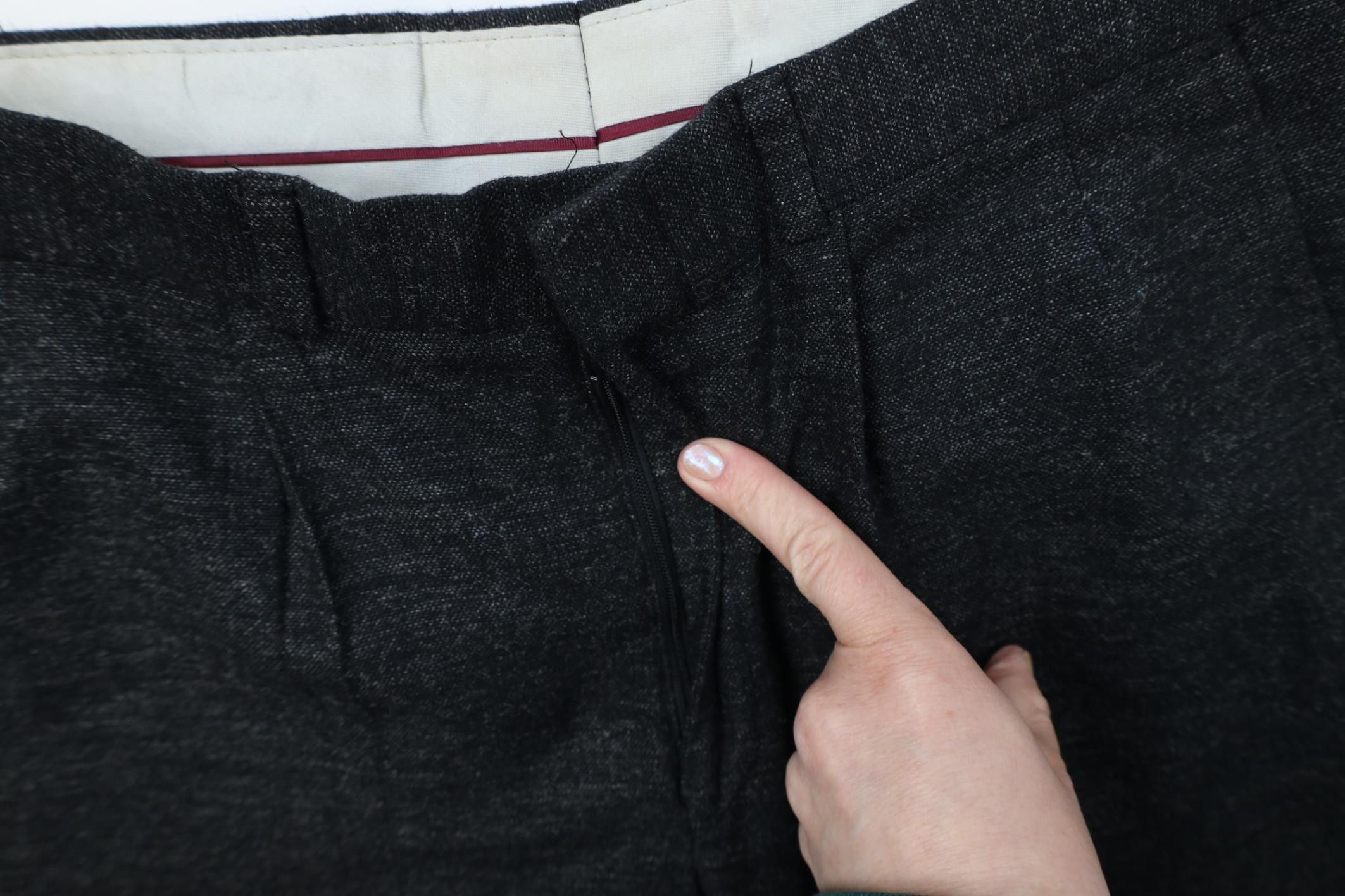 Vintage Vintage 70s Streetwear Wool Tweed Wide Leg Chino Pants USA Size US 30 / EU 46 - 8 Thumbnail