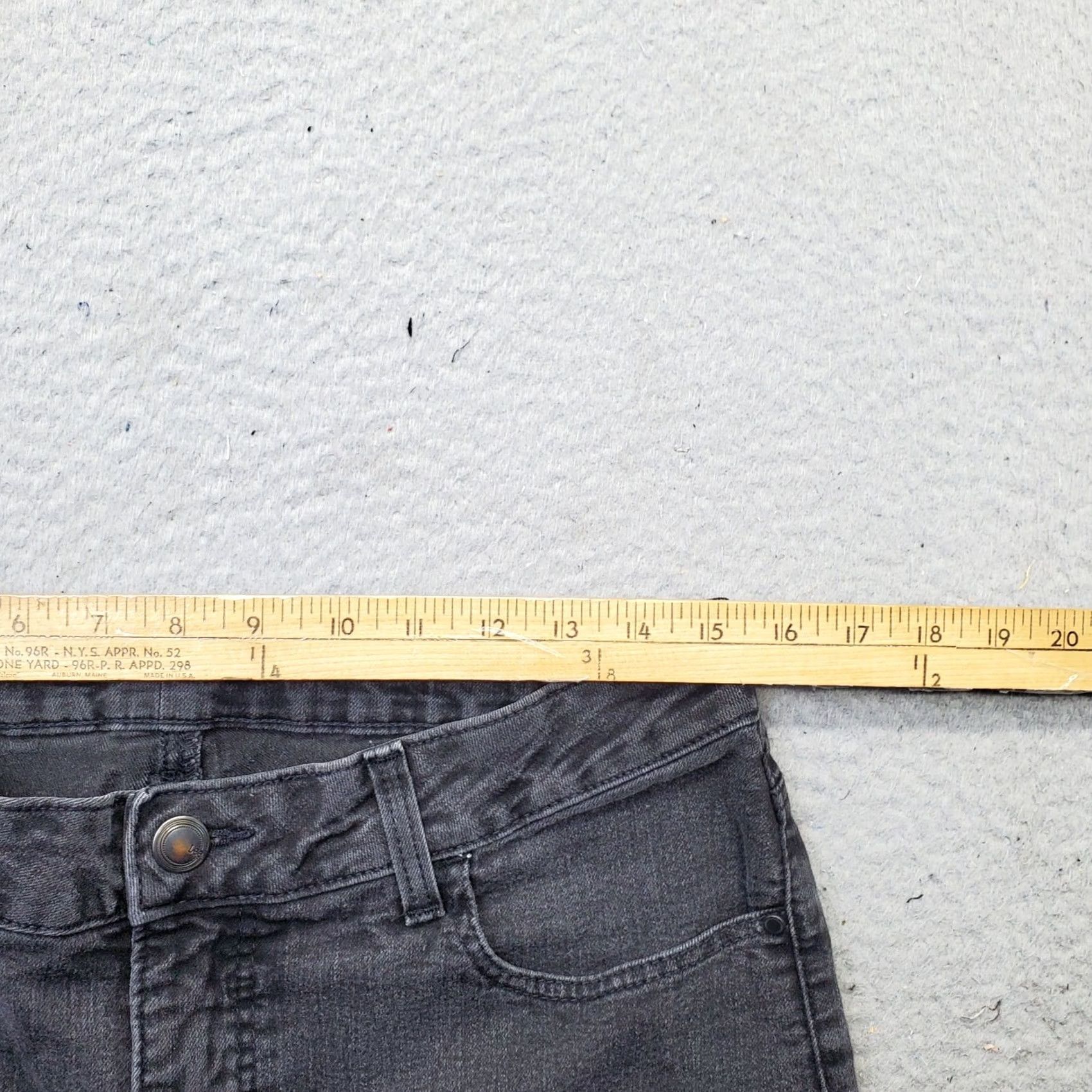 Lee Lee Jeans Womens Black Denim Classic Fit Stretch Low Rise Straight Leg Jeans Size 30" / US 8 / IT 44 - 6 Thumbnail