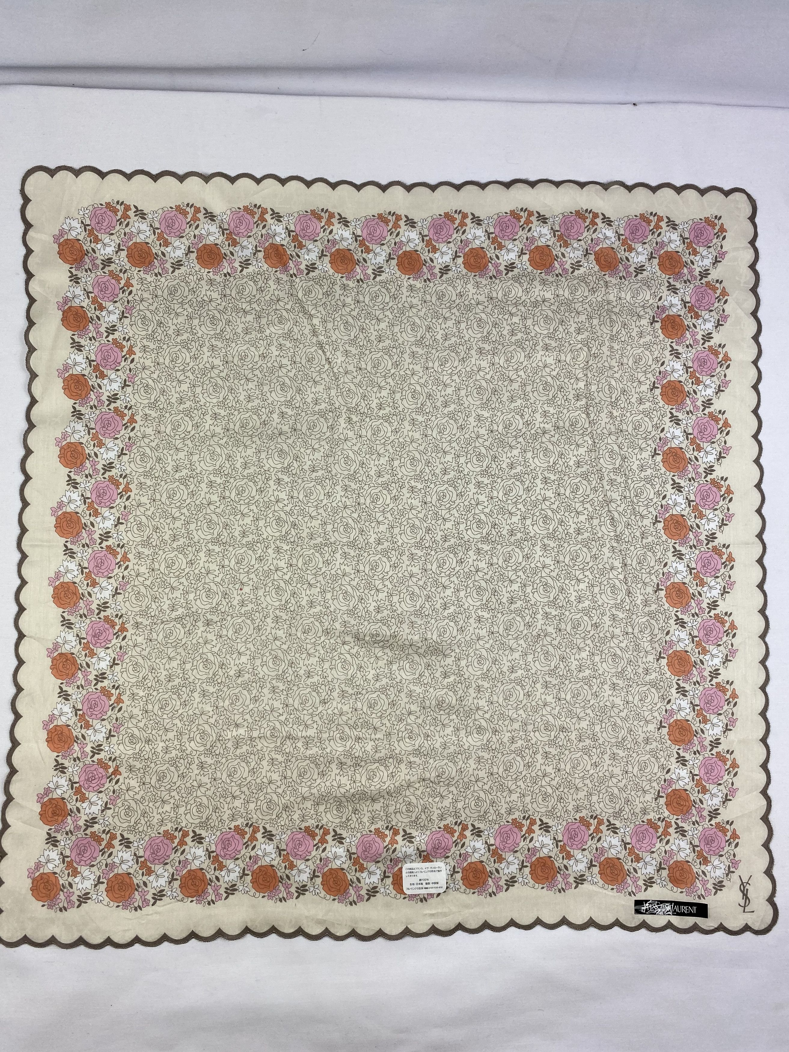 Yves Saint Laurent Yves Saint Laurent Handkerchief / Bandana / Neckerchief Size ONE SIZE - 2 Thumbnail