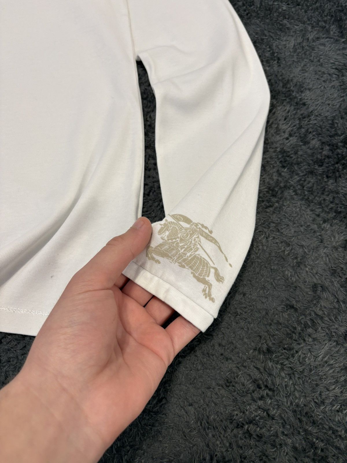 Burberry Burberry Brit Basic White Longsleeve Size XL / US 12-14 / IT 48-50 - 2 Thumbnail