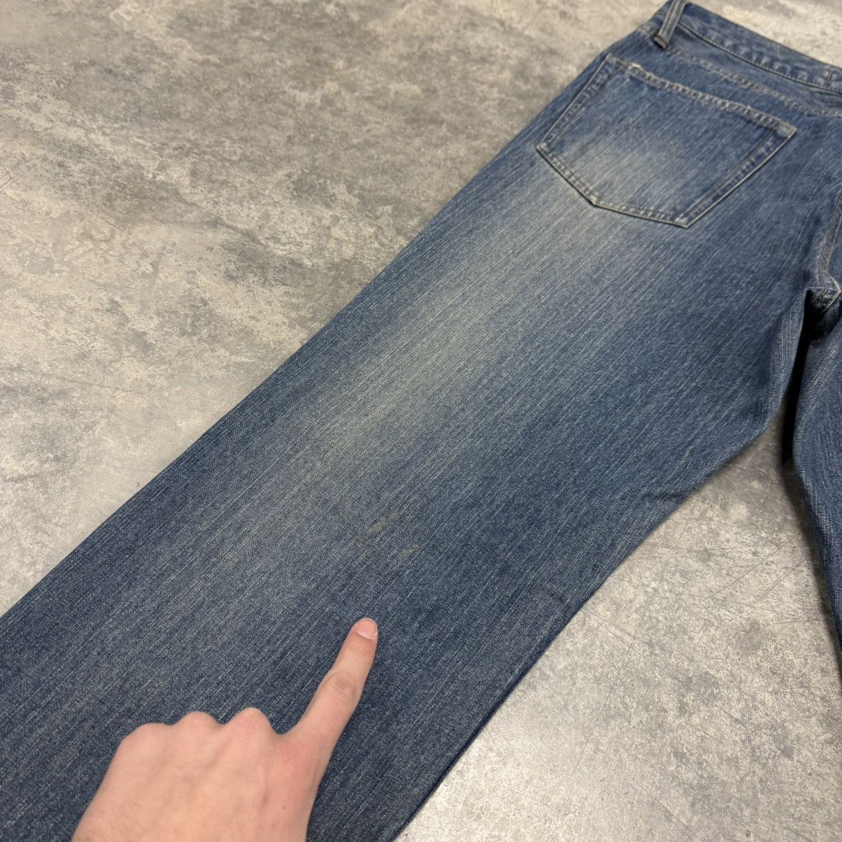 PPFM PPFM Alphabet Spellout Japanese Denim Jeans Size US 32 / EU 48 - 6 Thumbnail