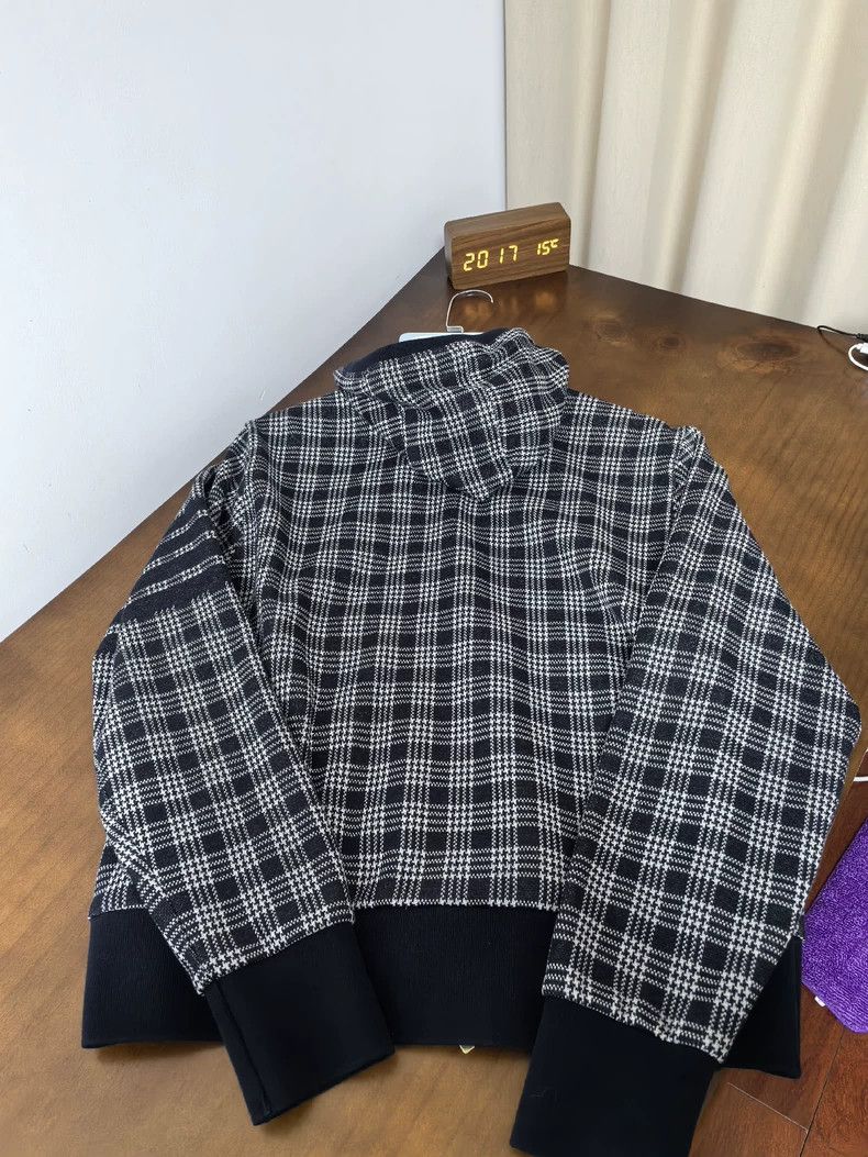 Thom Browne thom browneThousand-bird checkered sleeve jacket 2503-Nexta Size US M / EU 48-50 / 2 - 2 Thumbnail