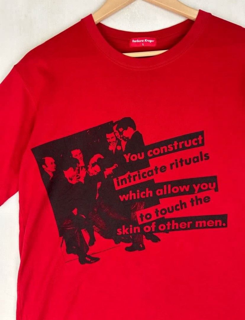 Barbara Kruger Vintage Y2K Barbara Kruger – Conceptual Intricate Ritual Art Size US L / EU 52-54 / 3 - 4 Thumbnail