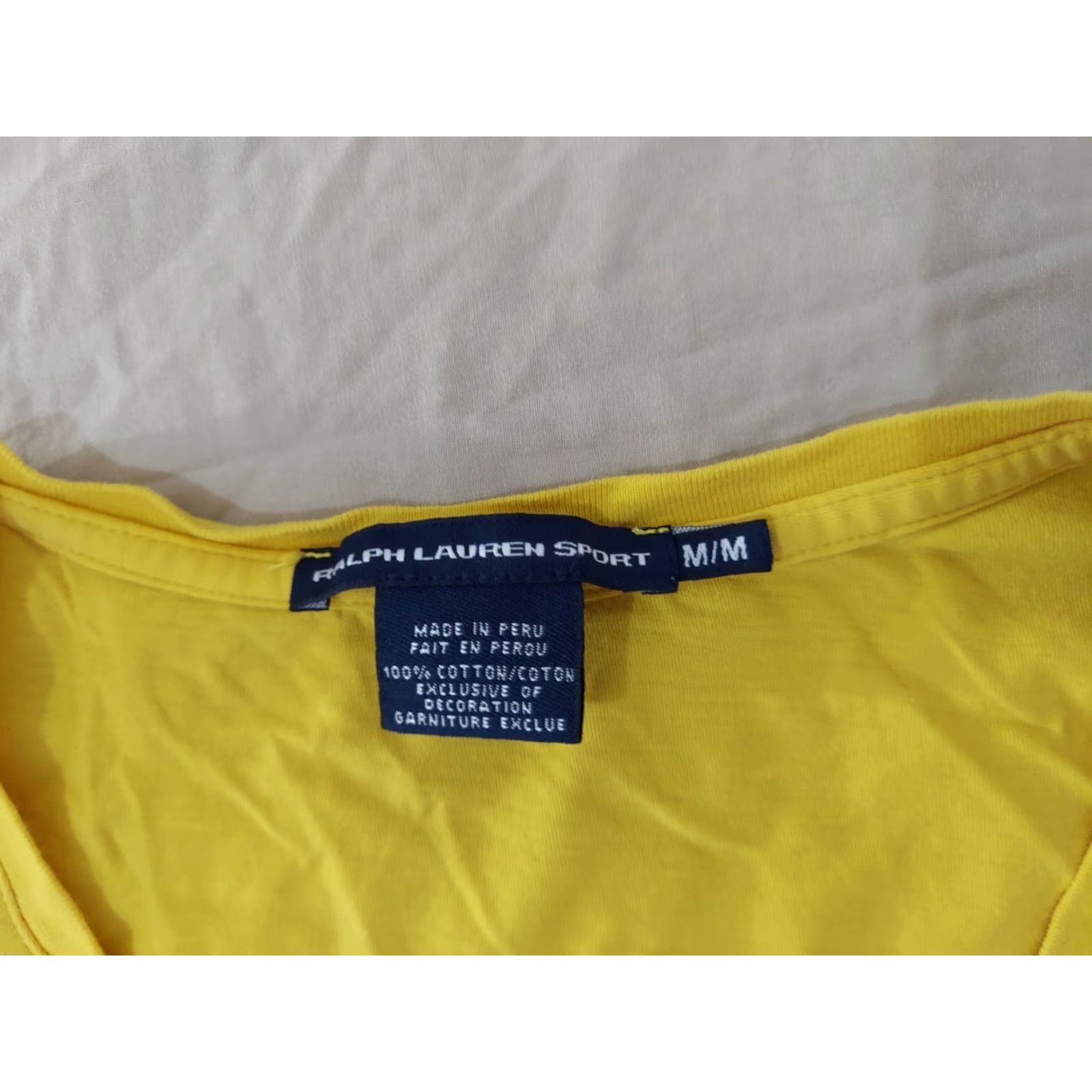 Polo Ralph Lauren Polo Ralph Lauren Shirt Womens M Medium Gray Cotton T-Shirt Size M / US 6-8 / IT 42-44 - 2 Thumbnail