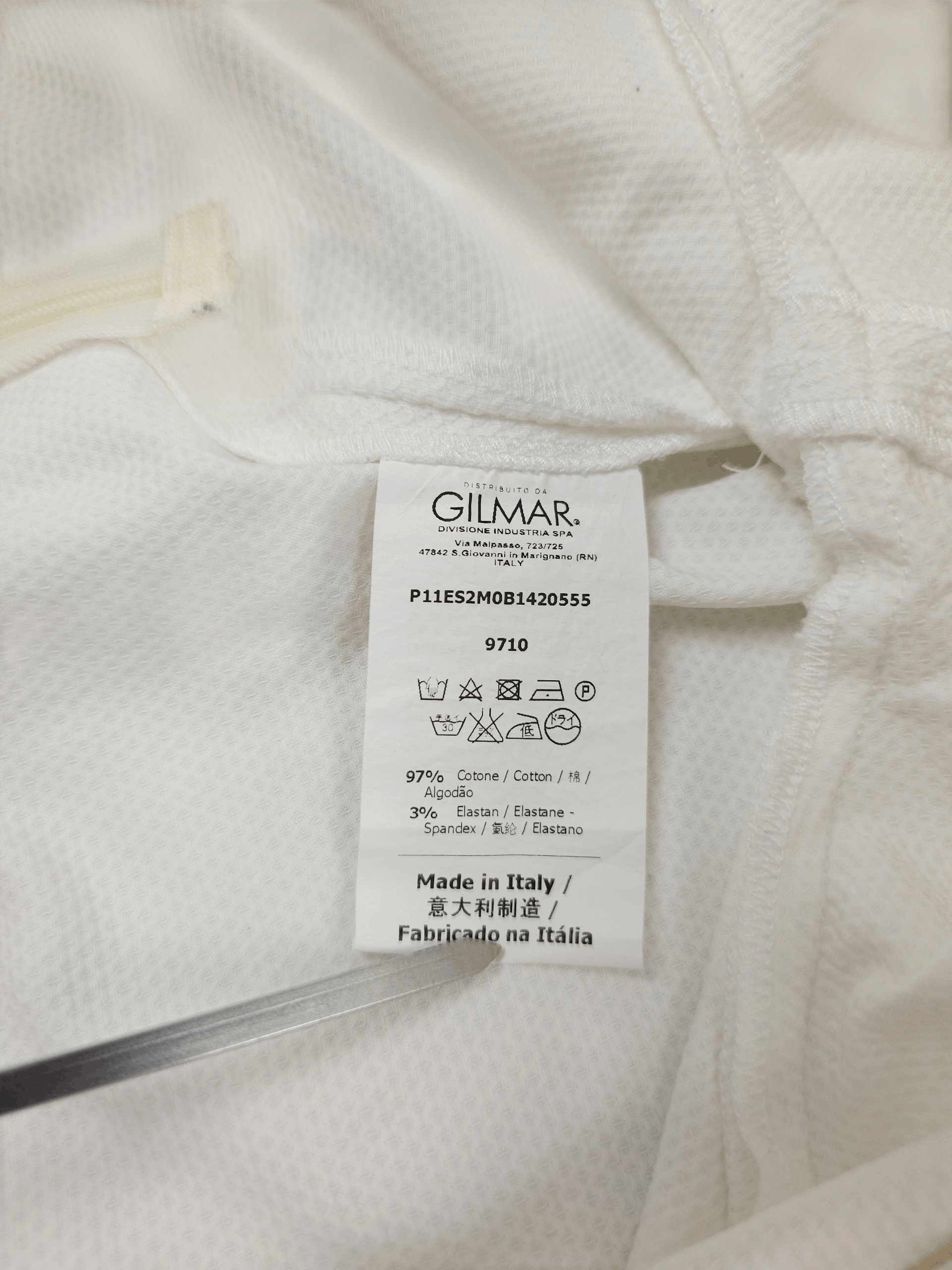 Iceberg 💎 Iceberg Classic Straight White Casual Trousers Pants M Size 33" - 6 Thumbnail
