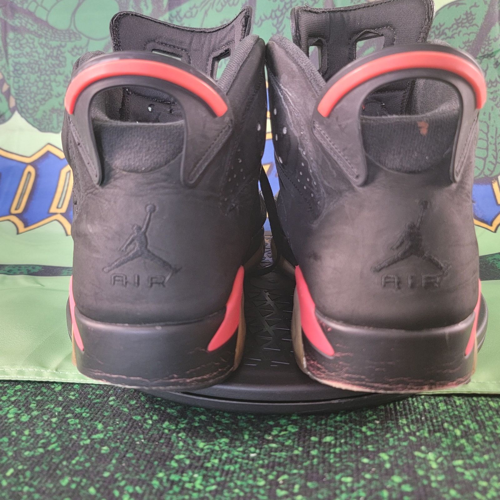 Nike Air Jordan 6 Retro 'Infrared' Mens Sz 13 Black/Infrared 23 Size US 13 / EU 46 - 3 Thumbnail
