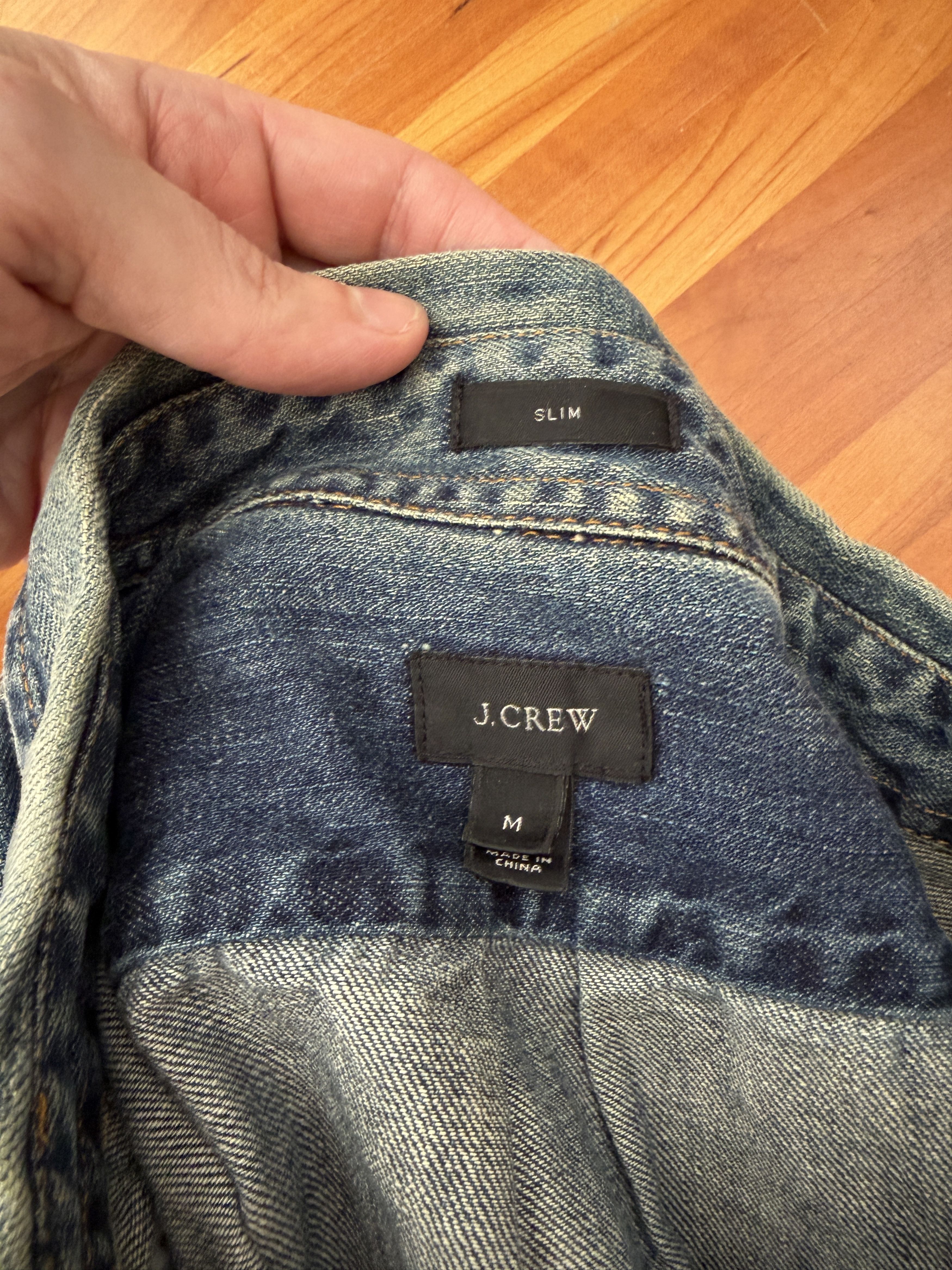 J.Crew J.Crew Heavy Denim Shirt Size US M / EU 48-50 / 2 - 6 Thumbnail