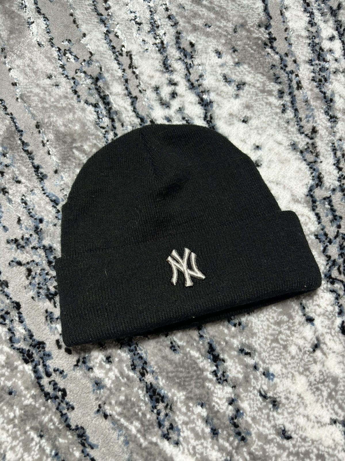 New York Yankees × Vintage MLB New York Yankees Beanie Snow Hat Snow Cap Size ONE SIZE - 1 Thumbnail