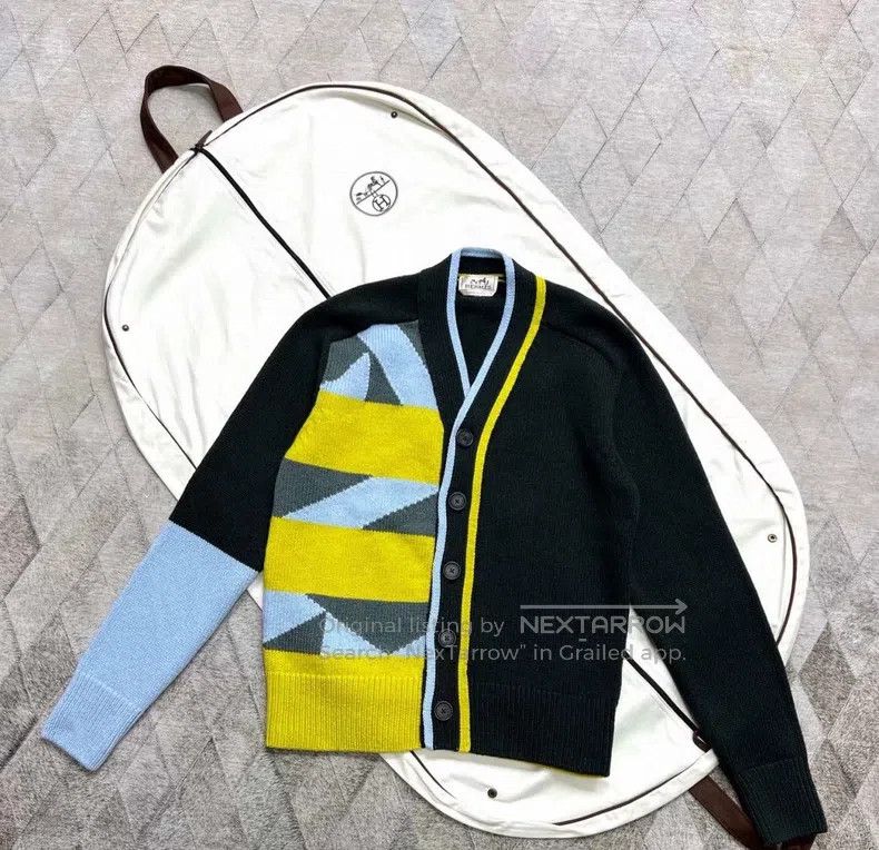 Hermes Hermes 100% cashmere coat cardigan Size US XS / EU 42 / 0 - 6 Thumbnail