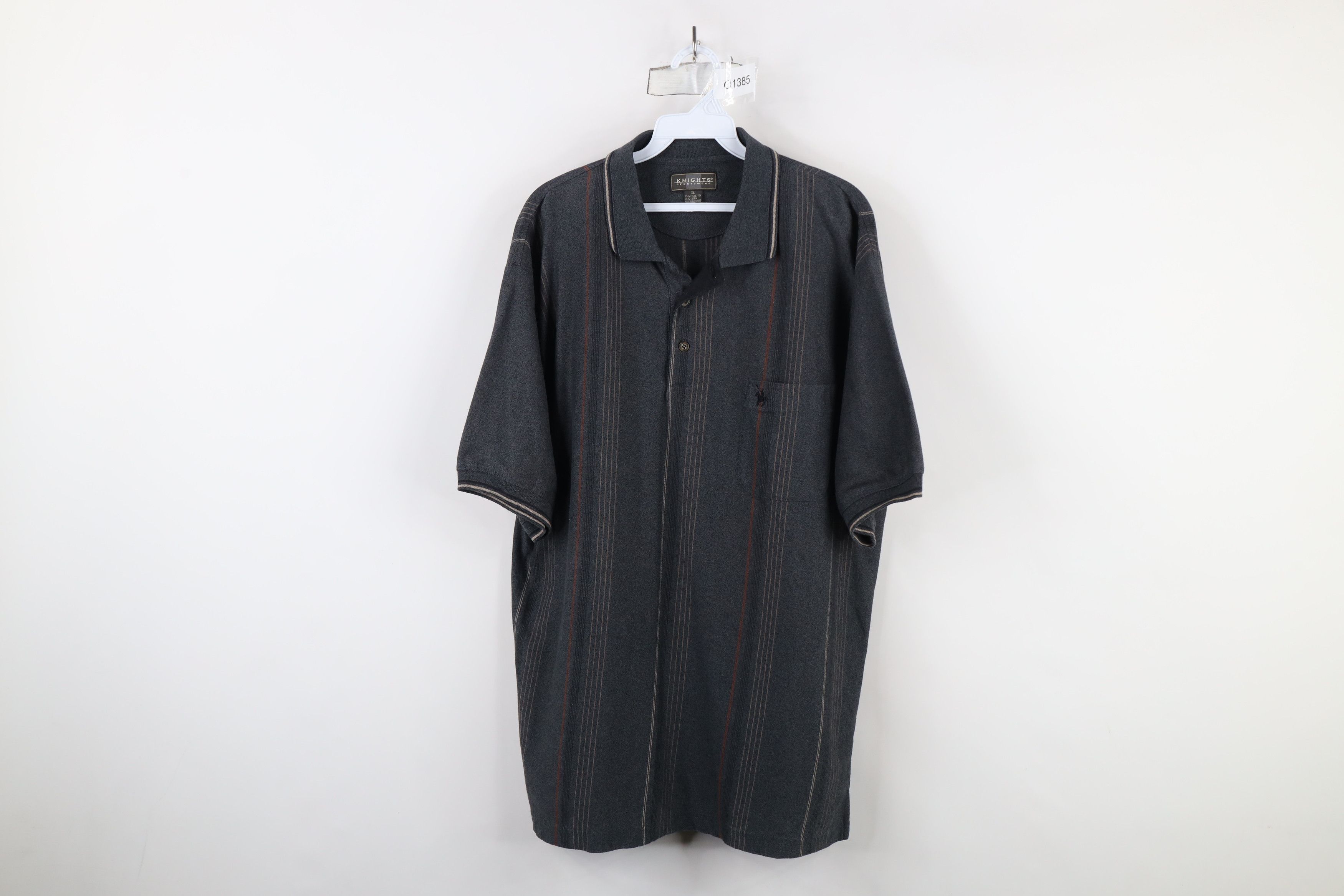 Vintage Vintage 90s Streetwear Short Sleeve Collared Polo Shirt Size US XL / EU 56 / 4 - 1 Thumbnail