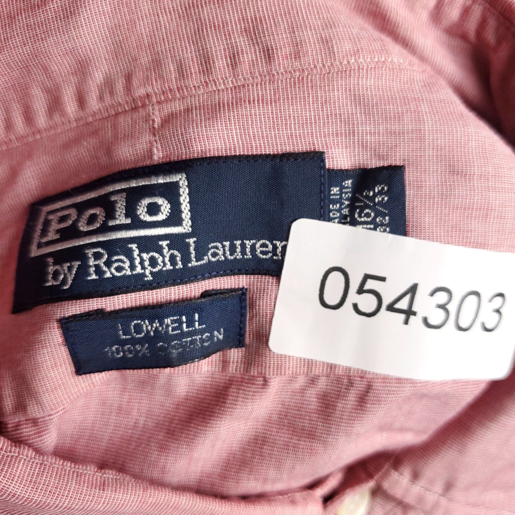 Ralph Lauren Ralph Lauren Shirt Men Size 16 Dress Button-Up Long Sleeve Red Pony Classic Collar Nonsmoke Non-Iron Pockets (Men) Size 42R - 8 Thumbnail