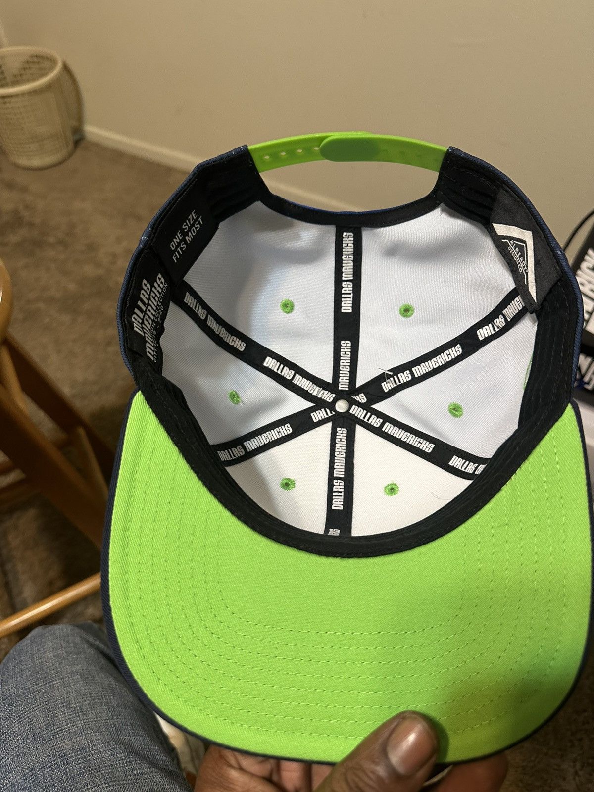 NBA Vintage NBA Dallas Mavericks “triple green” hat 00s Size ONE SIZE - 7 Thumbnail