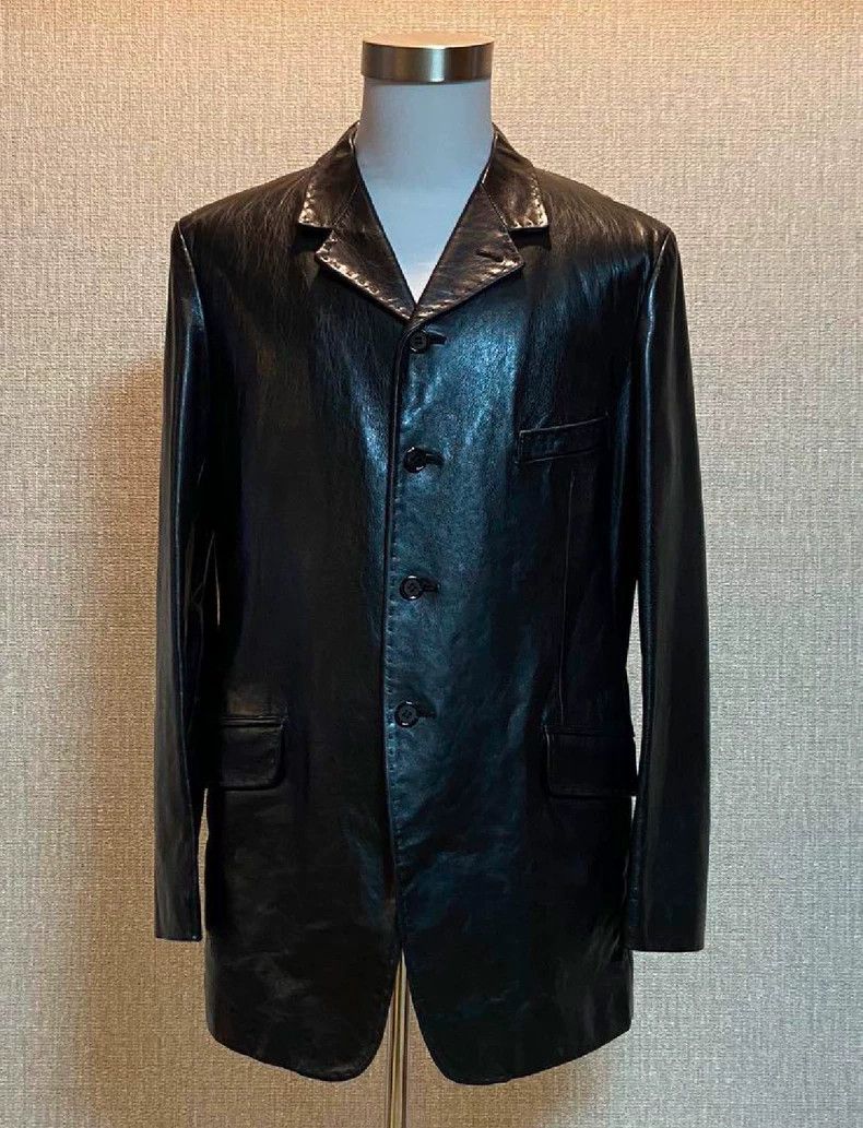 Yohji Yamamoto yohji yamamoto00AW Wedding Season Cowhide Handmade Leather Size US L / EU 52-54 / 3 - 1 Thumbnail