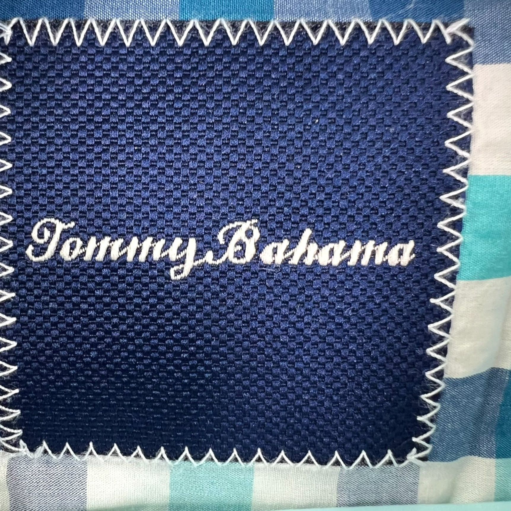 Tommy Bahama Tommy Bahama Button-Up Shirt Plaid Long Sleeve Mens L Blue Size US L / EU 52-54 / 3 - 4 Thumbnail