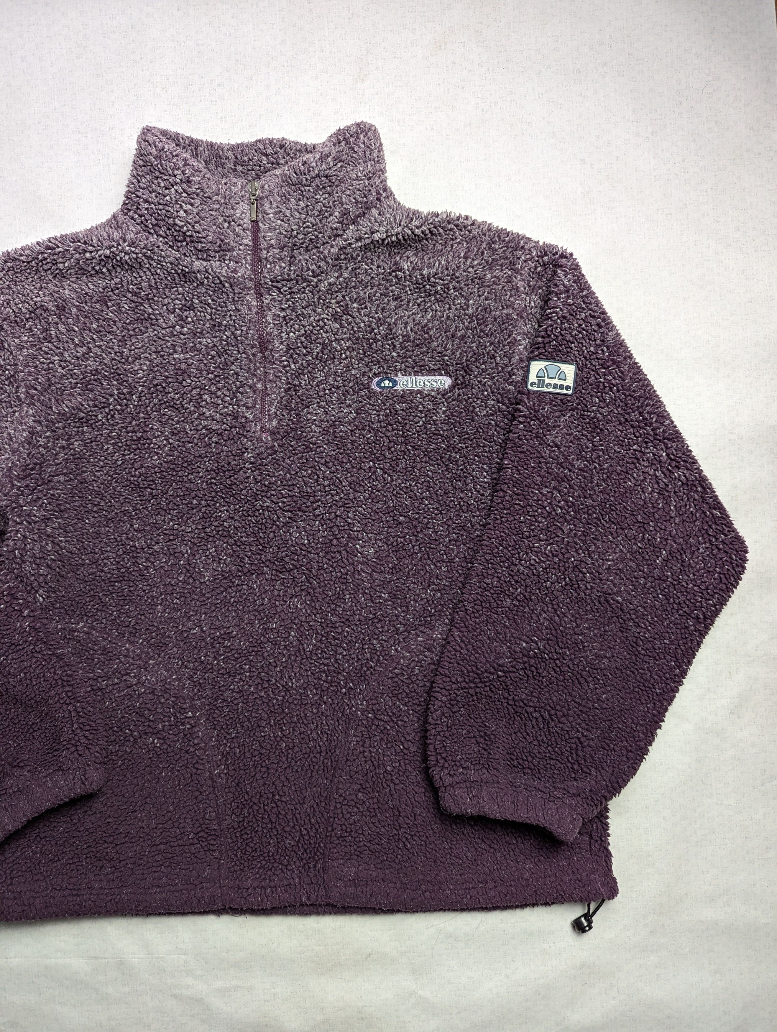 Ellesse × Vintage Vintage Ellesse Sherpa 1/4 zip L Size XL / US 12-14 / IT 48-50 - 2 Thumbnail