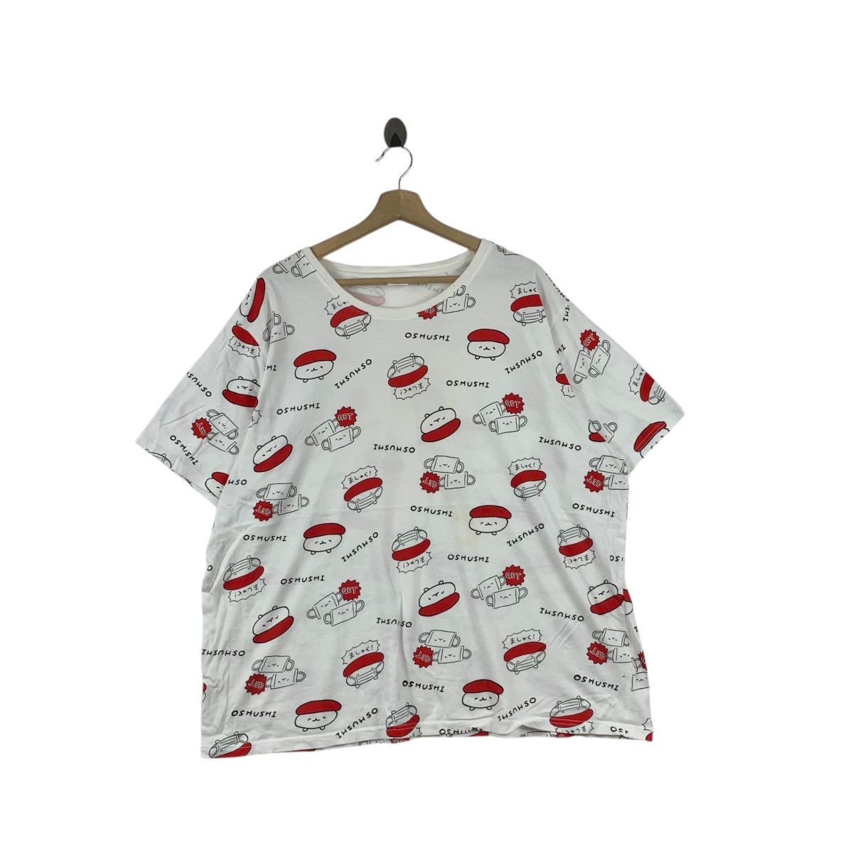 Yeti YABAICHAN YETI VACATIONS Line Characters AOP Tee Shirt Top Size 4XL / US 24-26 - 1 Thumbnail
