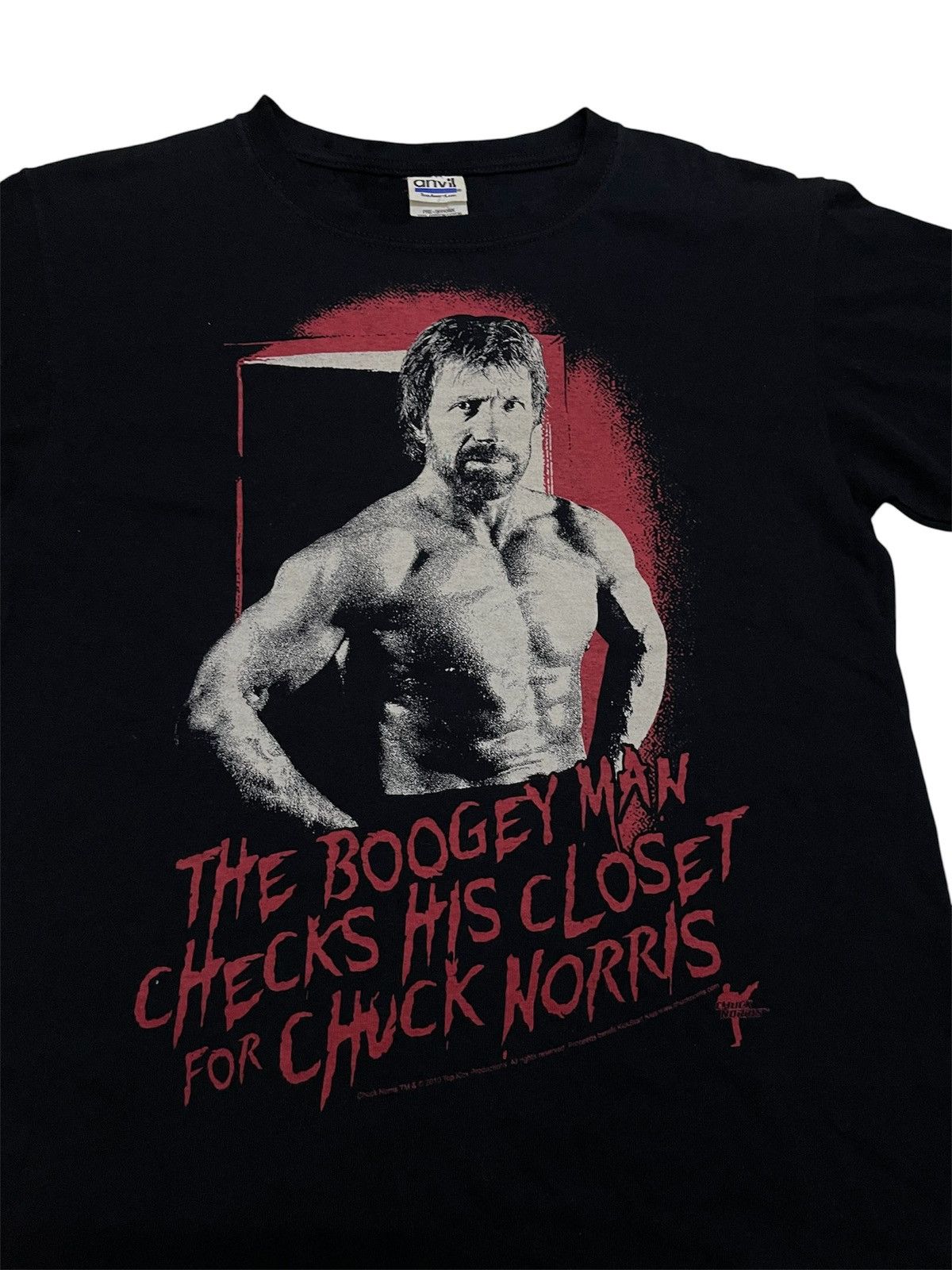 Vintage Vintage Y2K Chuck Norris The Boogey Man Graphic Tee Size US M / EU 48-50 / 2 - 3 Thumbnail