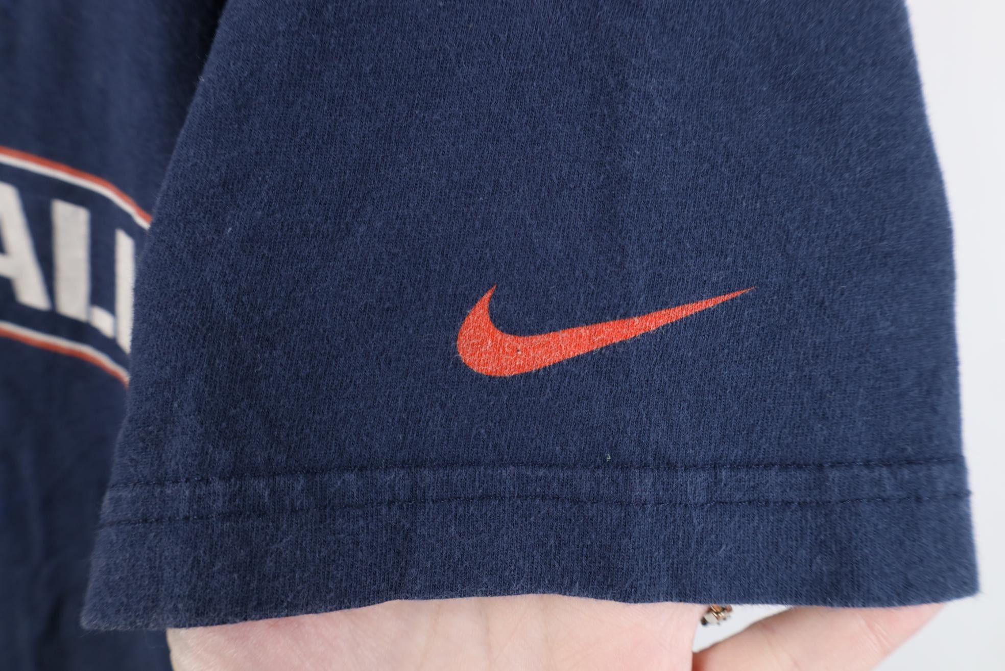 Nike Vintage Y2K Nike Baseball Scott Center Swoosh T-Shirt Blue Size US XL / EU 56 / 4 - 4 Thumbnail