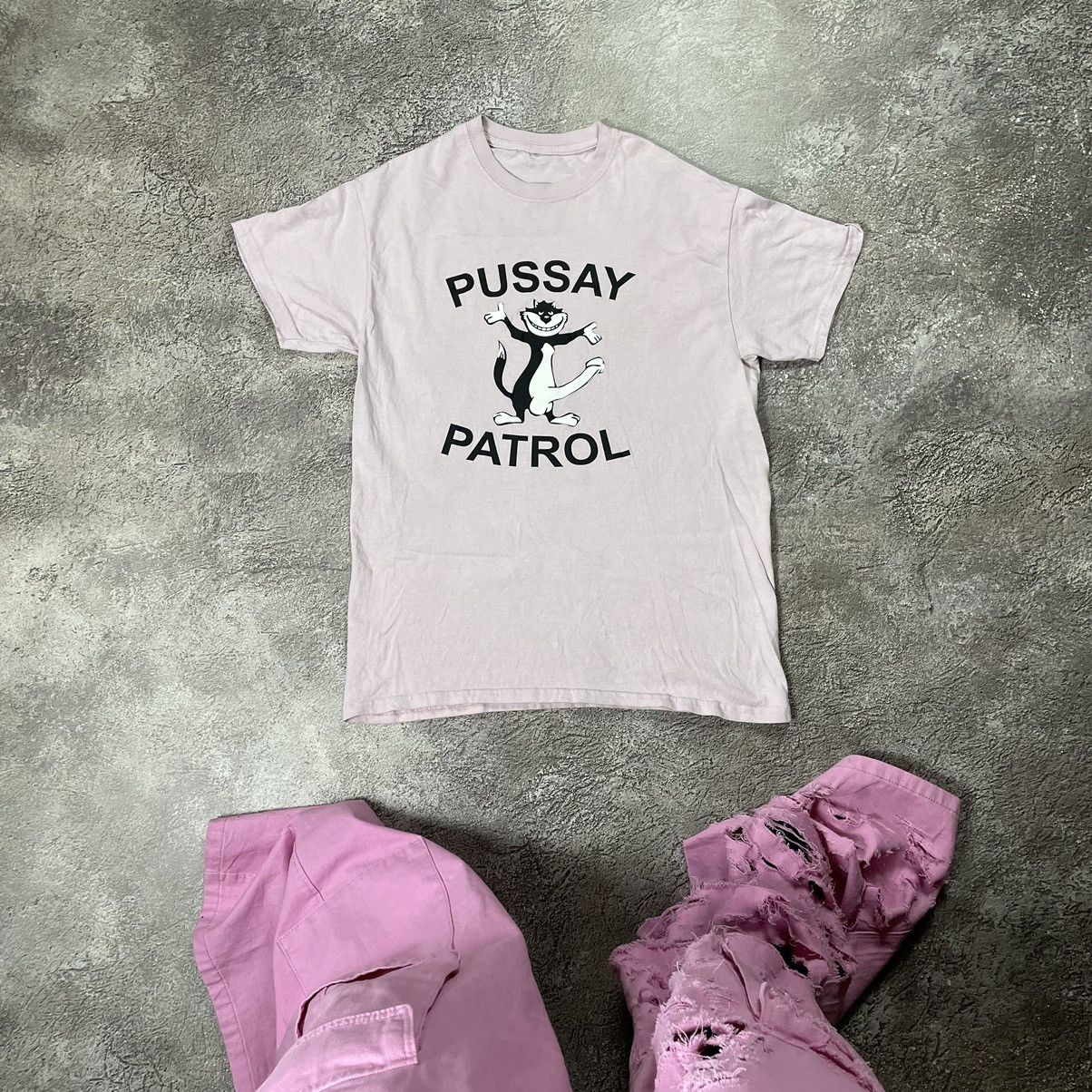 If Six Was Nine Vintage Y2K ADULT “PUSSAY PATROL PENIS CAT “ Devil BuyTee Size US M / EU 48-50 / 2 - 1 Thumbnail