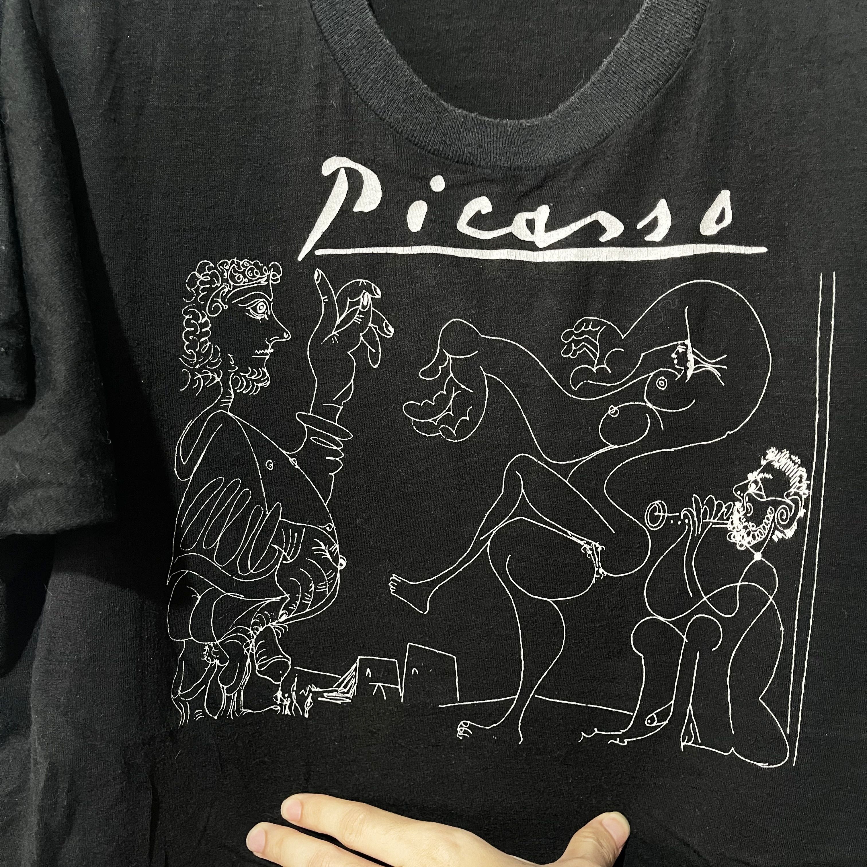 Vintage Vintage 80s Pablo Picasso Shirt Size US M / EU 48-50 / 2 - 2 Thumbnail