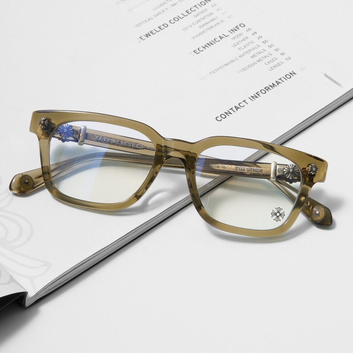 Chrome Hearts CHROME HEARTS COX UCKER ARMY GLASSES Size ONE SIZE - 6 Thumbnail