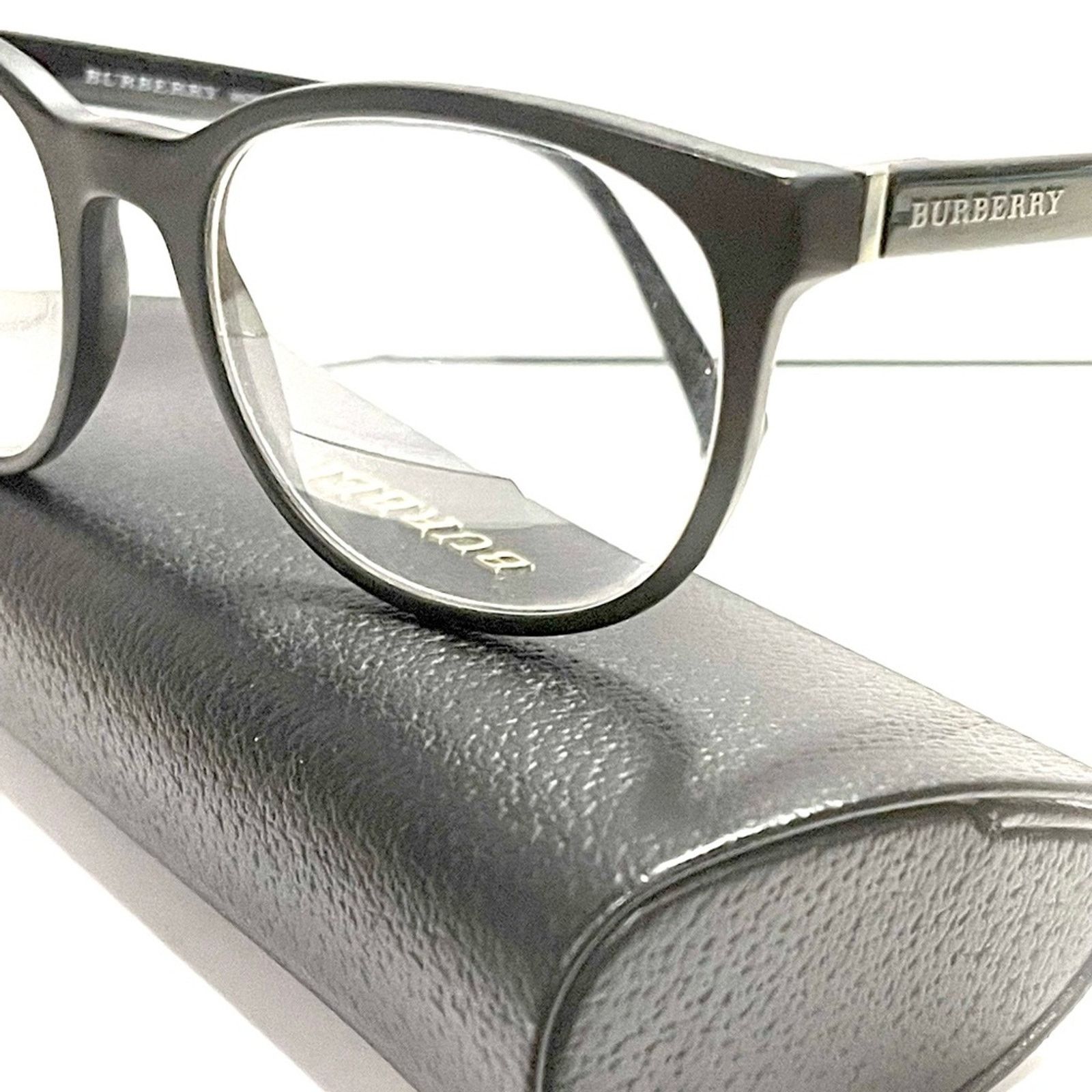 Burberry BURBERRY Unisex Black B 2247 3001 Eyewear Frames Size ONE SIZE - 4 Thumbnail