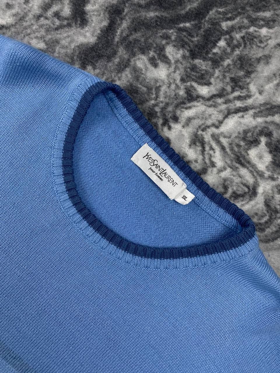 Yves Saint Laurent Vintage Yves Saint Laurent Wool Sweater Big Logo Size US XXL / EU 58 / 5 - 6 Thumbnail