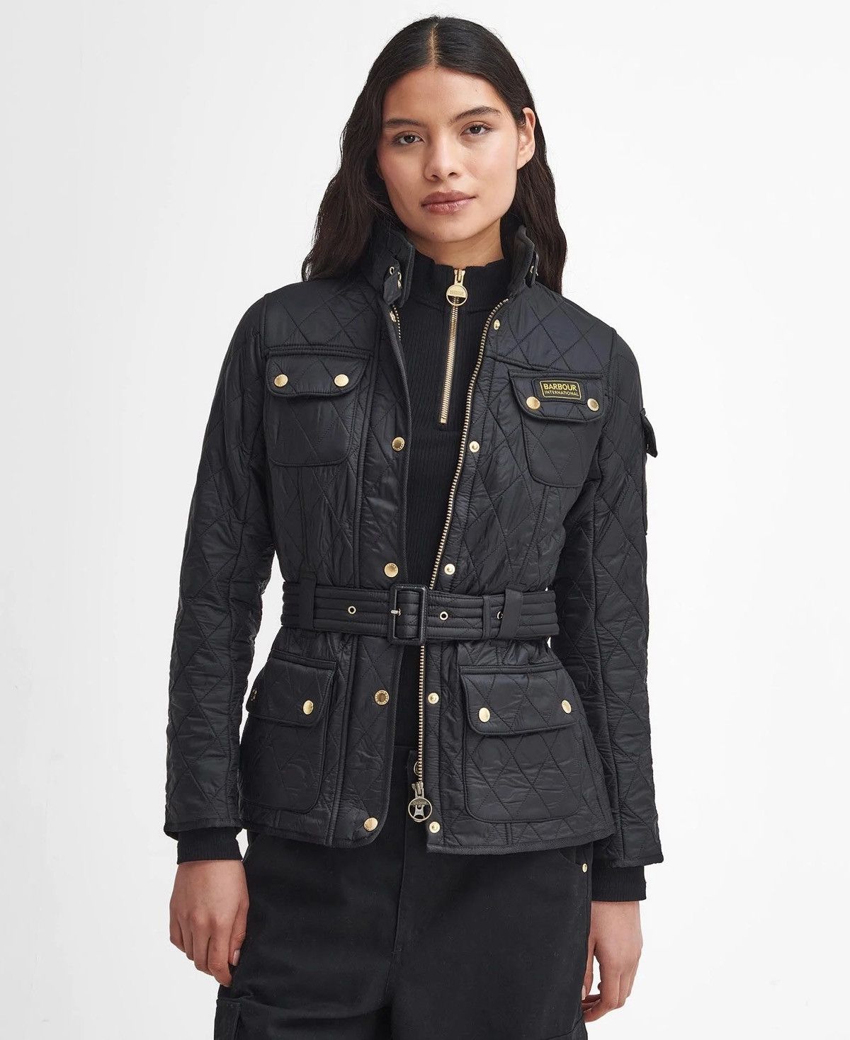 Barbour Women’s Barbour International Polarquilt classic jacket Size L / US 10 / IT 46 - 2 Thumbnail