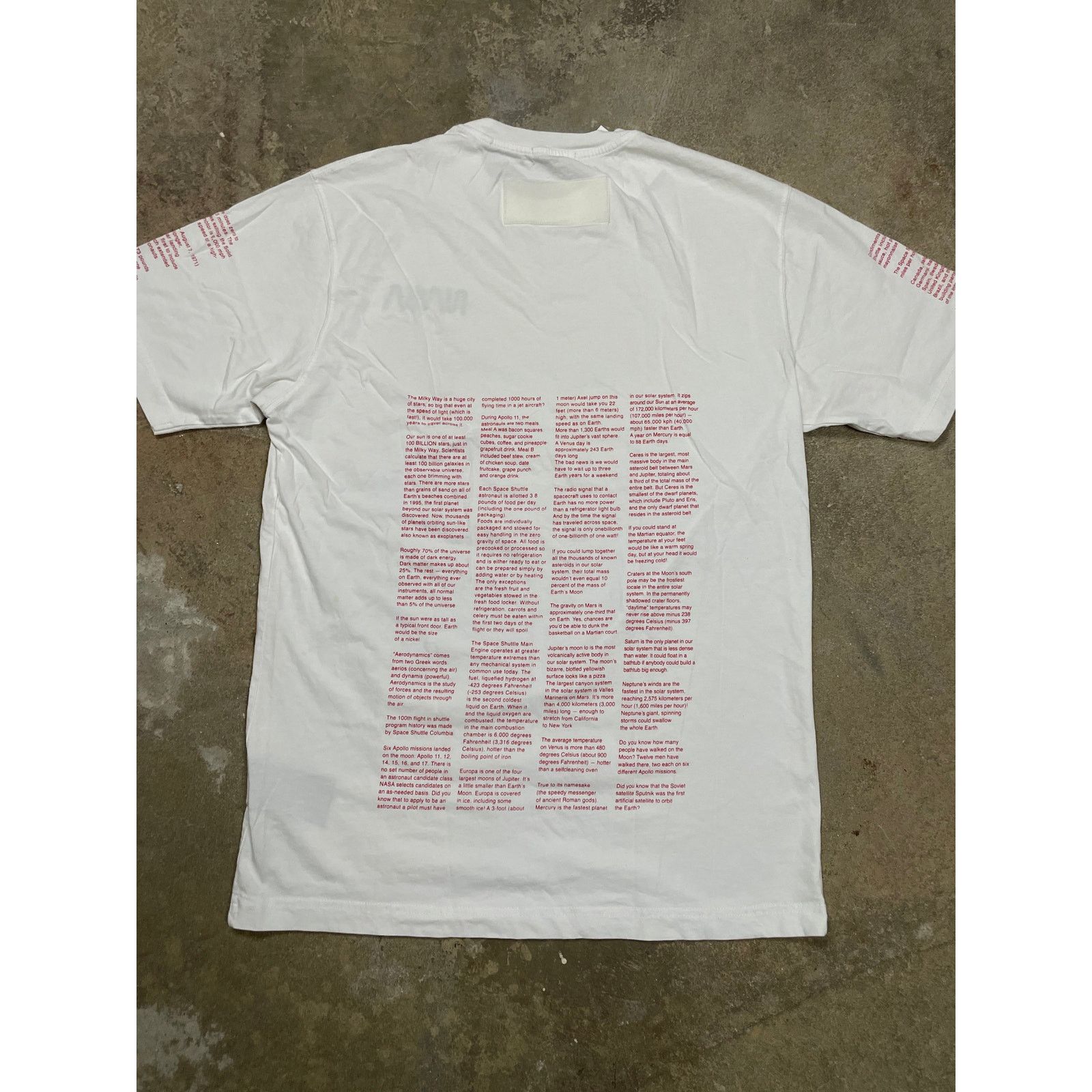 Heron Preston Heron Preston NASA Tee White Used XS Size US XS / EU 42 / 0 - 2 Thumbnail