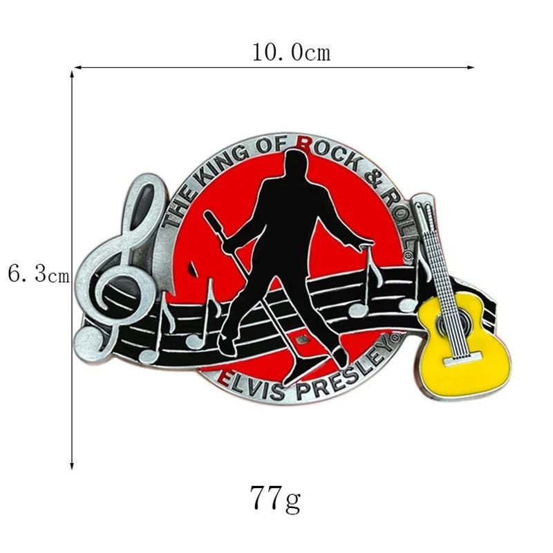 Vintage Rock Music Guitar Belt Buckle Size ONE SIZE - 3 Thumbnail