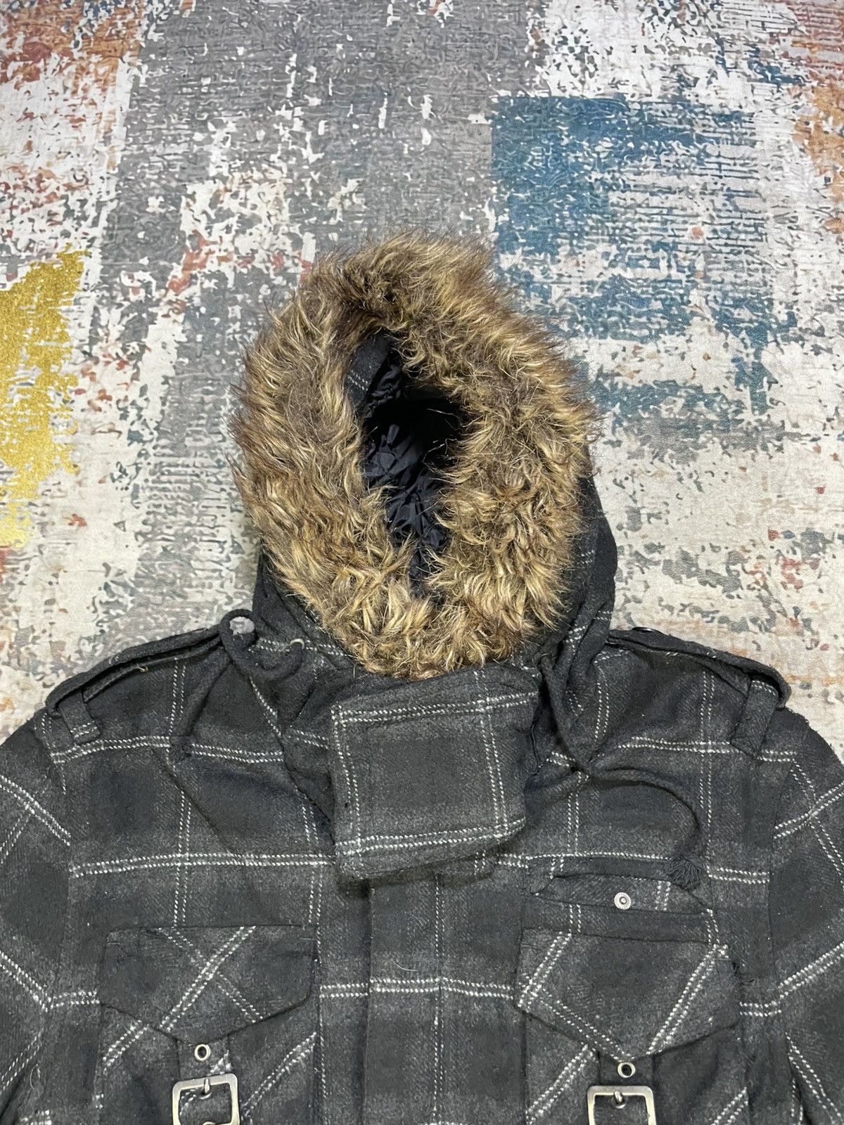 In The Attic In The Attic Rockers Garment Plaid Wool Blend Jacket Size US M / EU 48-50 / 2 - 7 Thumbnail