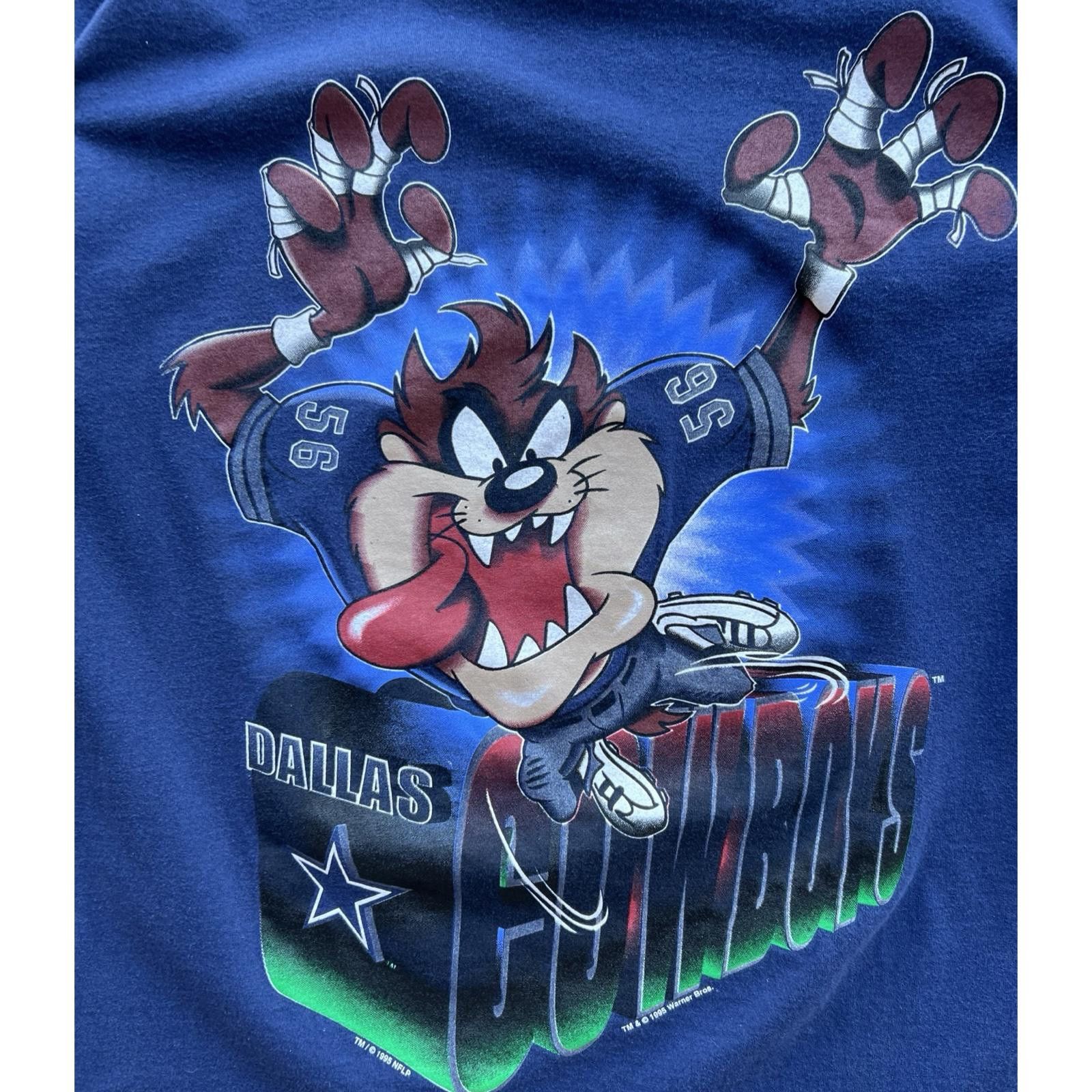 Designer 1995 Taz Dallas Cowboys Vintage Rare Size US L / EU 52-54 / 3 - 2 Thumbnail