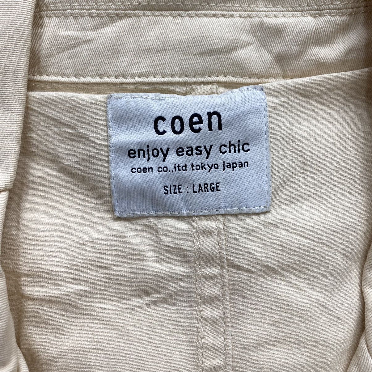 Japanese Brand COEN Japanese Brand Multi Pockets Button Up Cream Parka Size US L / EU 52-54 / 3 - 4 Thumbnail