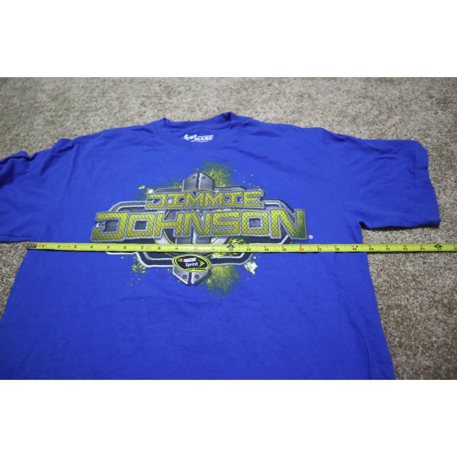 Vintage VINTAGE Chase Nascar Jimmie Johnson Graphic T-Shirt 2014 US Sprint Cup Men’s Medium Blue Nascar Mens Size US M / EU 48-50 / 2 - 3 Thumbnail