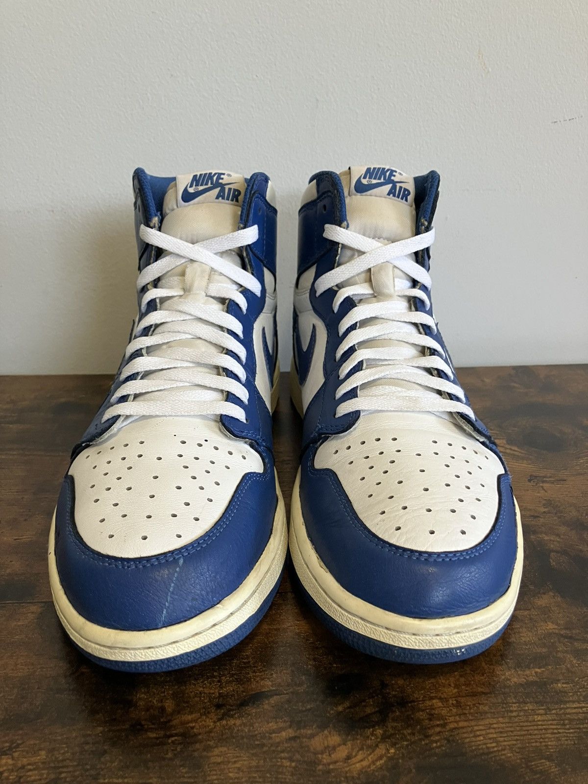 Jordan Brand Jordan 1 Retro High OG Storm Blue 2016 Size US 13 / EU 46 - 6 Thumbnail