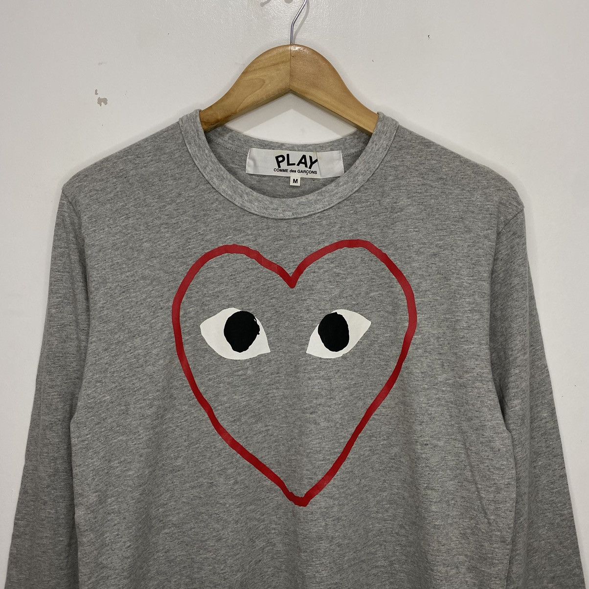 Comme des Garcons Comme des Garçons Play Long Sleeves Tee Size US M / EU 48-50 / 2 - 3 Thumbnail