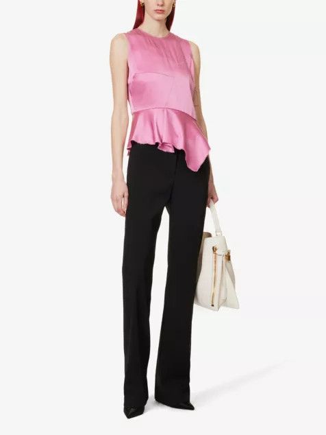 Tom Ford o1y0226 Crewneck Blouse in Pink Size XXS / US 00 / IT 34 - 2 Thumbnail