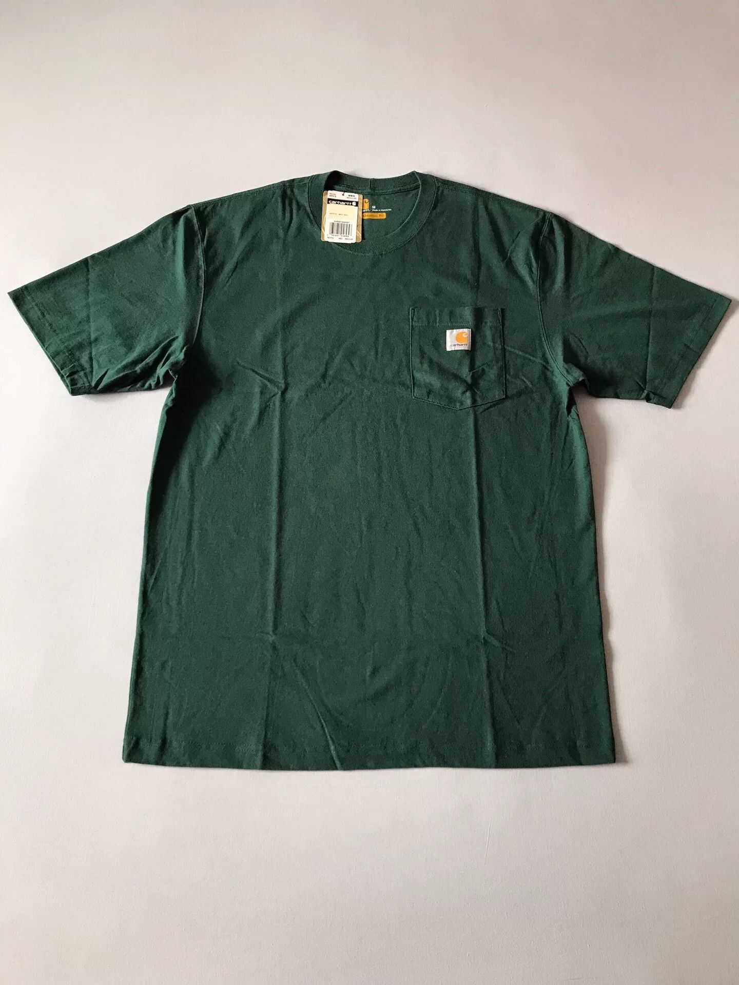 Carhartt Carhartt K87 HTG Hunter Green M T-shirt Size US M / EU 48-50 / 2 - 1 Thumbnail